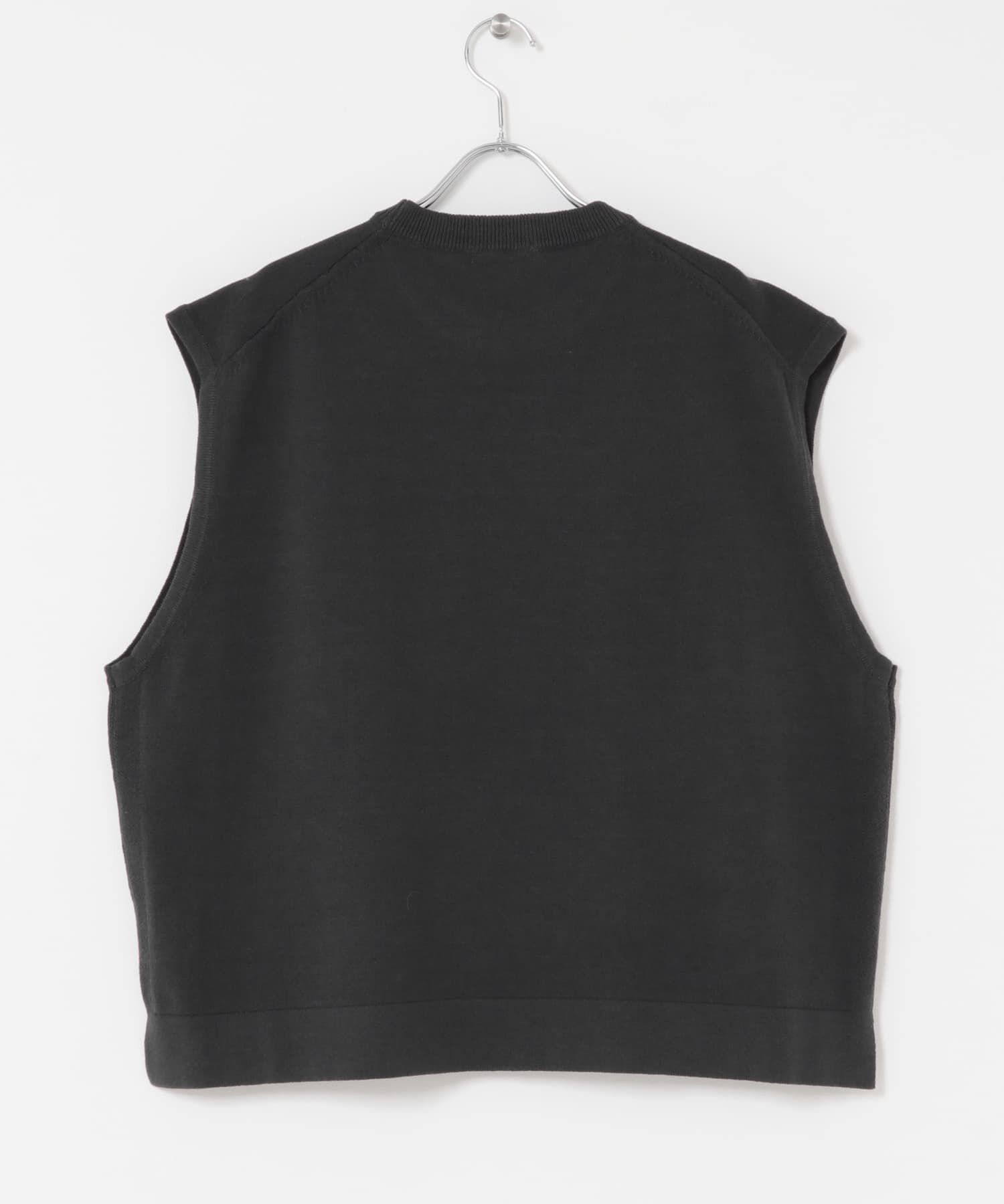 URBAN RESEARCH DOORS「FORK&SPOON　クルーネックニットベスト」|ベスト・ジレ|