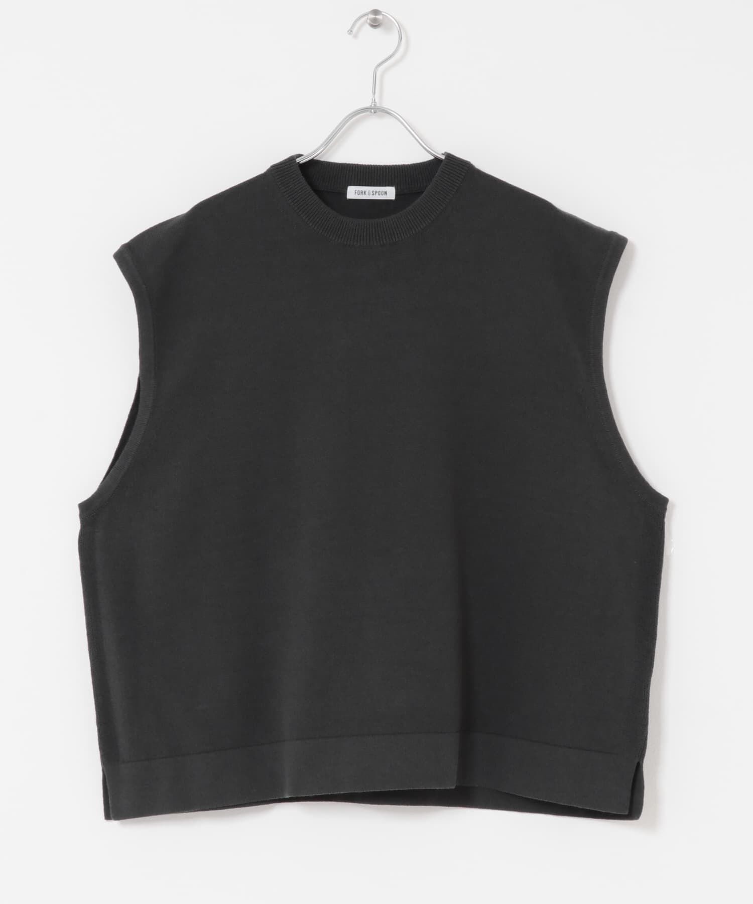 URBAN RESEARCH DOORS「FORK&SPOON　クルーネックニットベスト」|ベスト・ジレ|