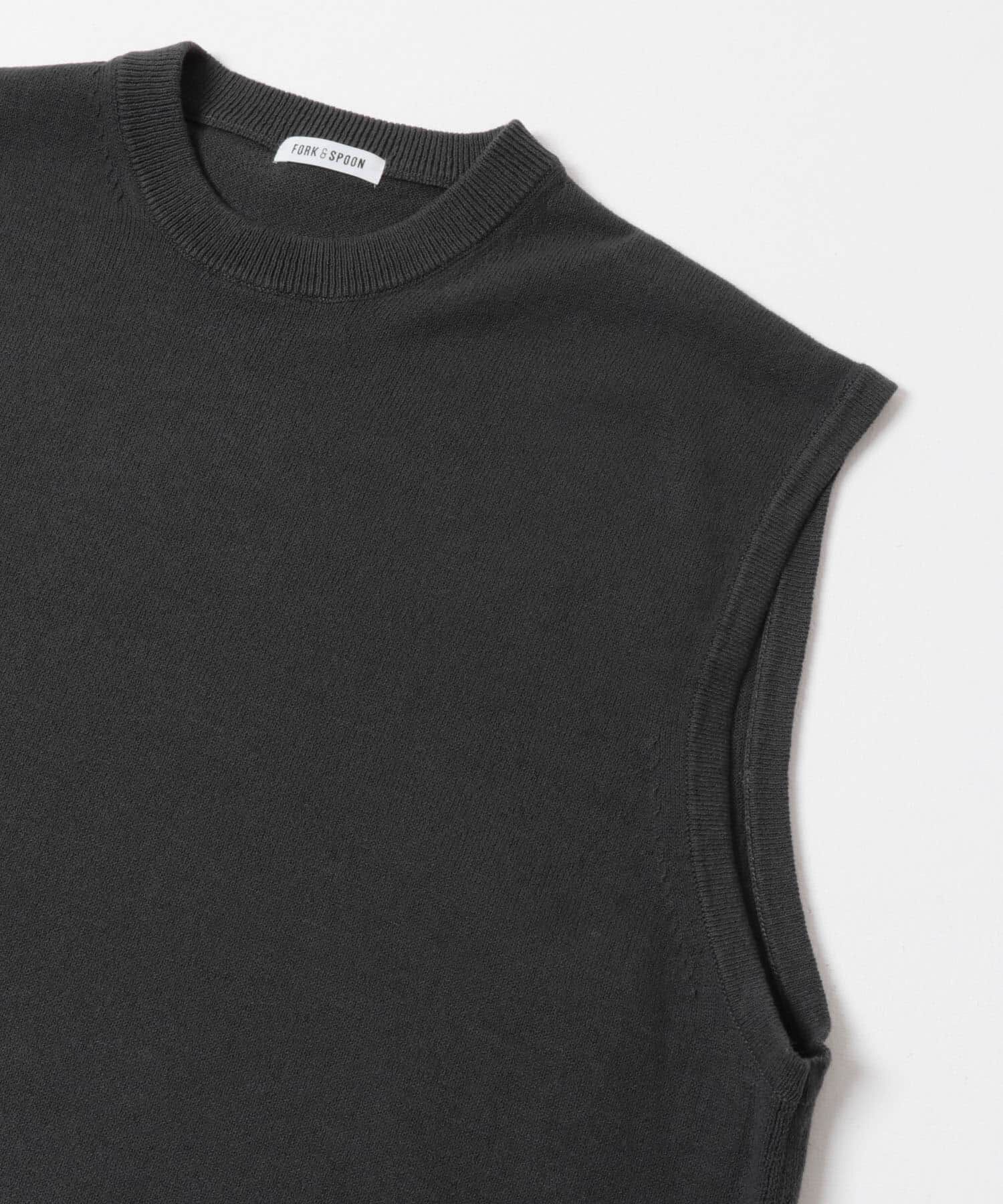 URBAN RESEARCH DOORS「FORK&SPOON　クルーネックニットベスト」|ベスト・ジレ|