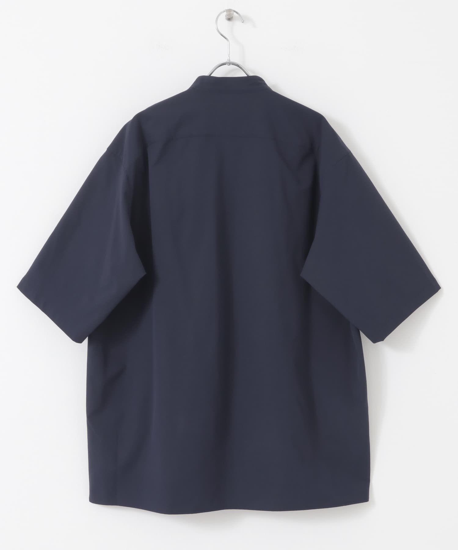 URBAN RESEARCH ROSSO「『XLサイズあり』マイクロサッカーバンドカラー半袖シャツ」|シャツ・ブラウス|