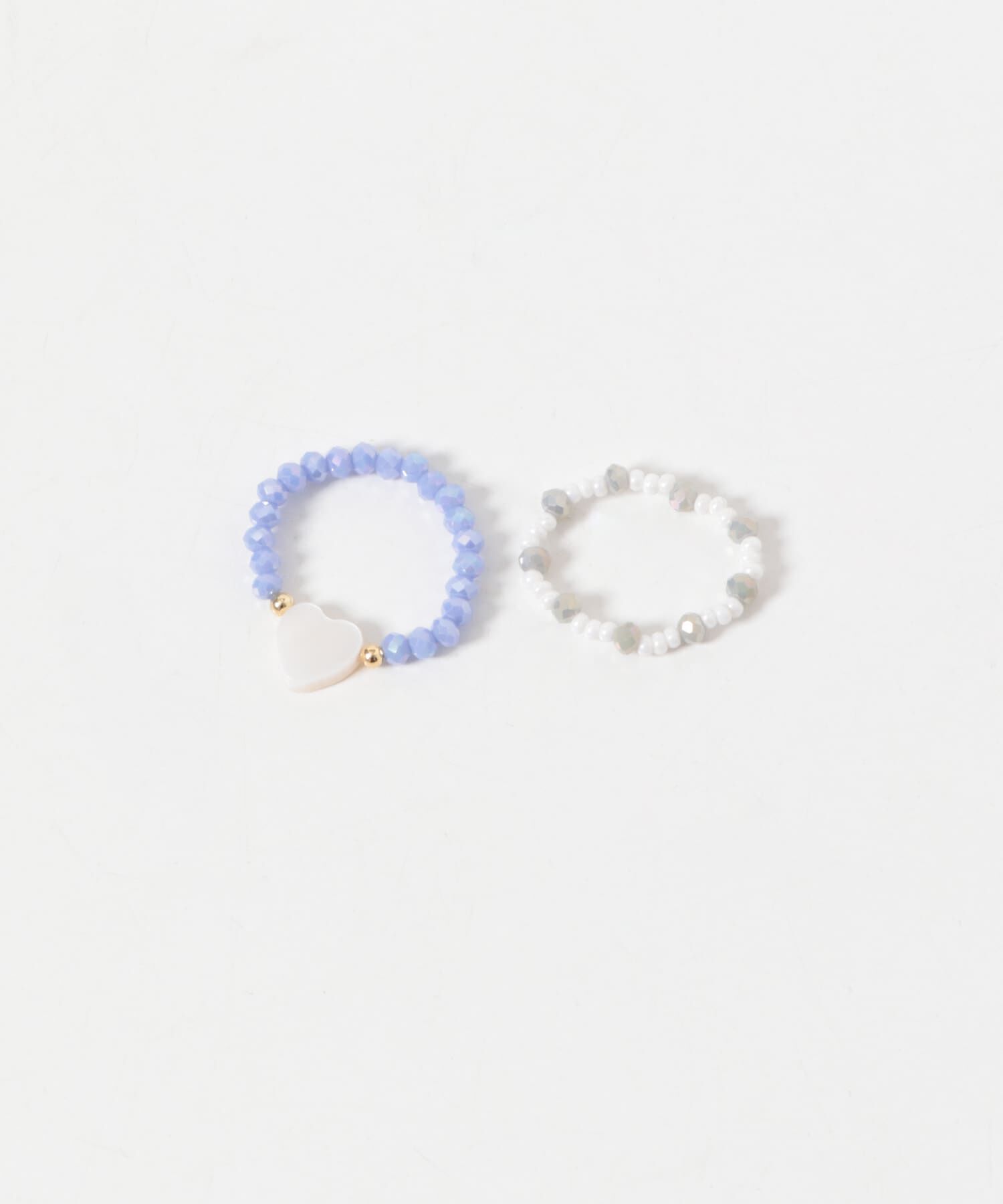 SMELLY「カラービーズ2セットリング」|リング|