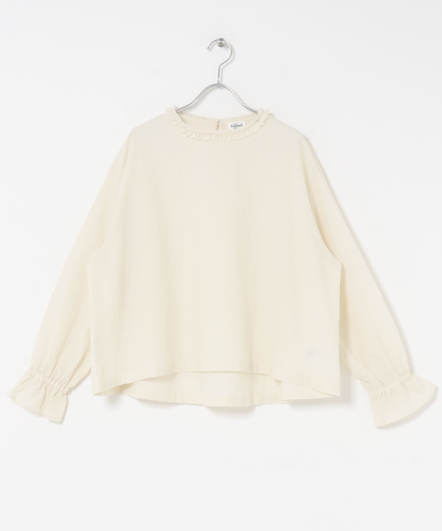 URBAN RESEARCH DOORS「Le GLAZIK　RUFFLE SHIRTS」|シャツ・ブラウス|アイボリー
