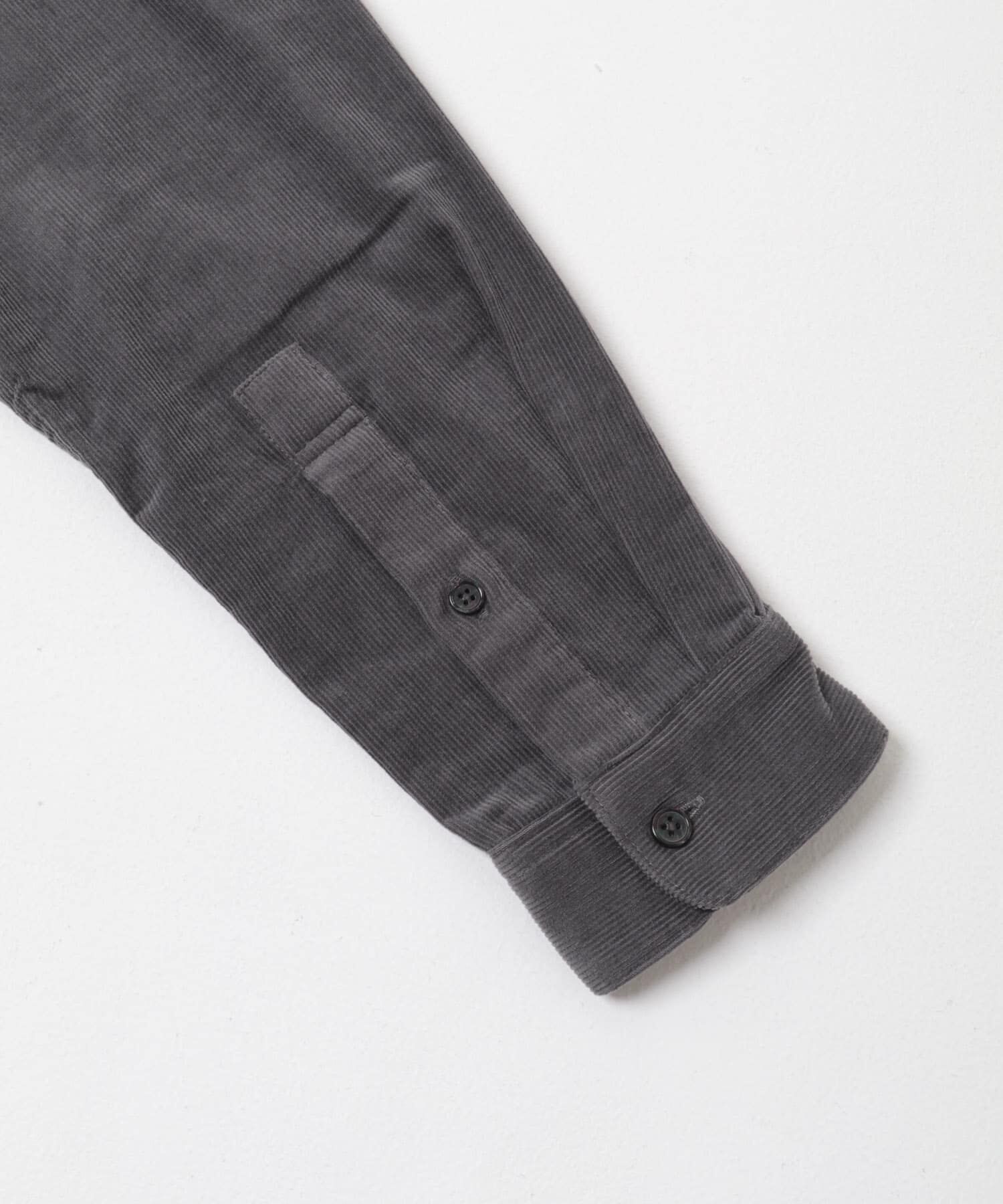 URBAN RESEARCH DOORS「『UR TECH』コーデュロイバンドカラーシャツ」|シャツ・ブラウス|