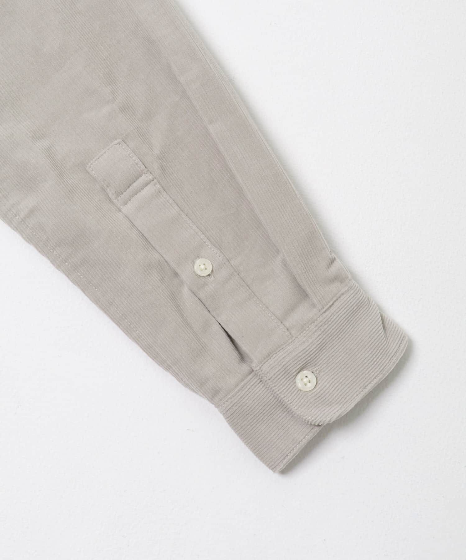 URBAN RESEARCH DOORS「『UR TECH』コーデュロイバンドカラーシャツ」|シャツ・ブラウス|