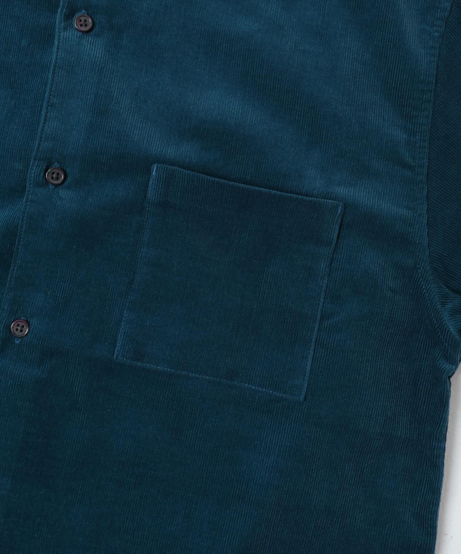 URBAN RESEARCH DOORS「『UR TECH』コーデュロイバンドカラーシャツ」|シャツ・ブラウス|