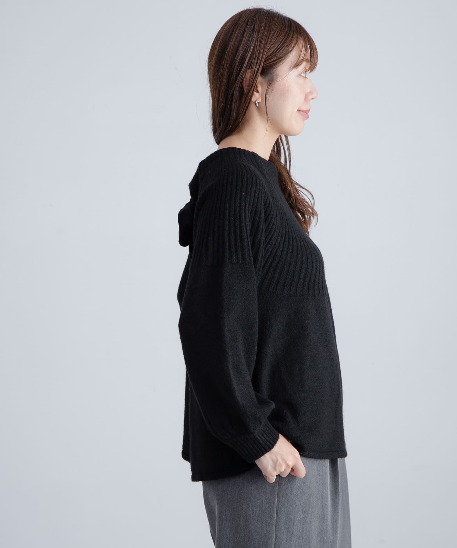 Sonny Label 「『WEB限定』バックリボンもちもちニット」|ニット・セーター|