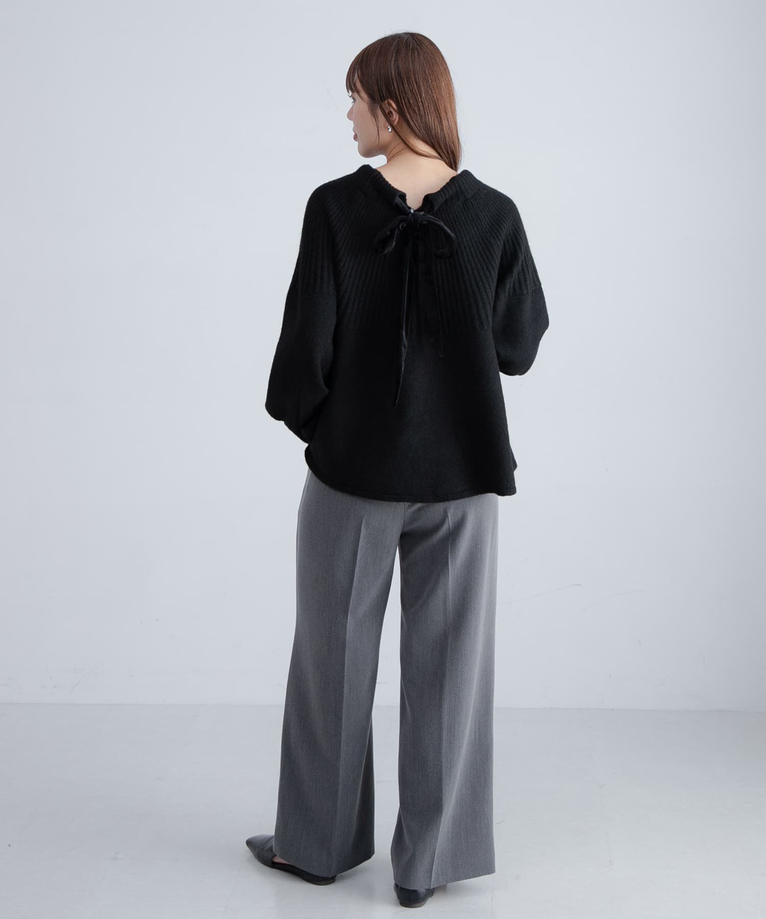 Sonny Label 「『WEB限定』バックリボンもちもちニット」|ニット・セーター|