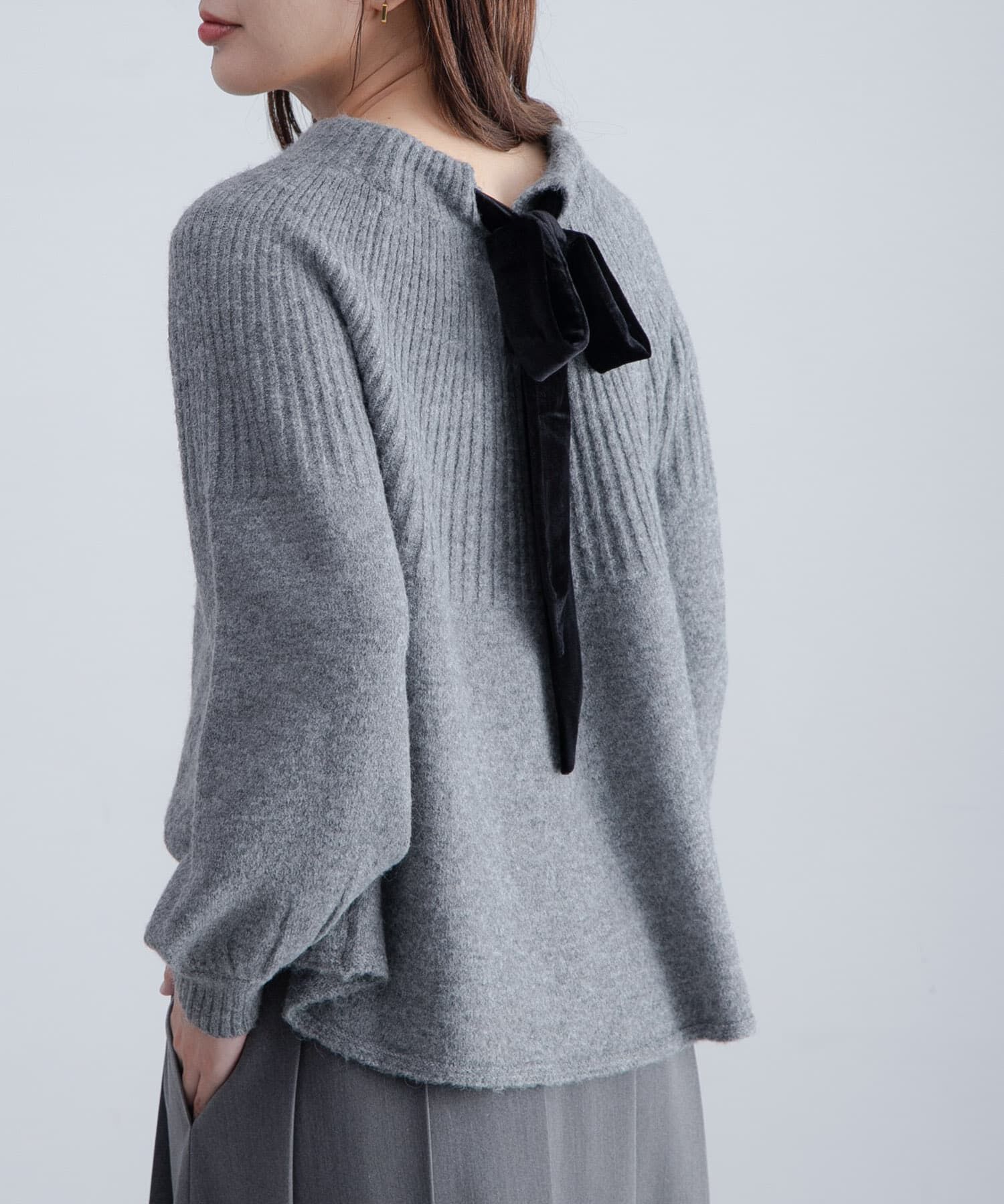 Sonny Label 「『WEB限定』バックリボンもちもちニット」|ニット・セーター|