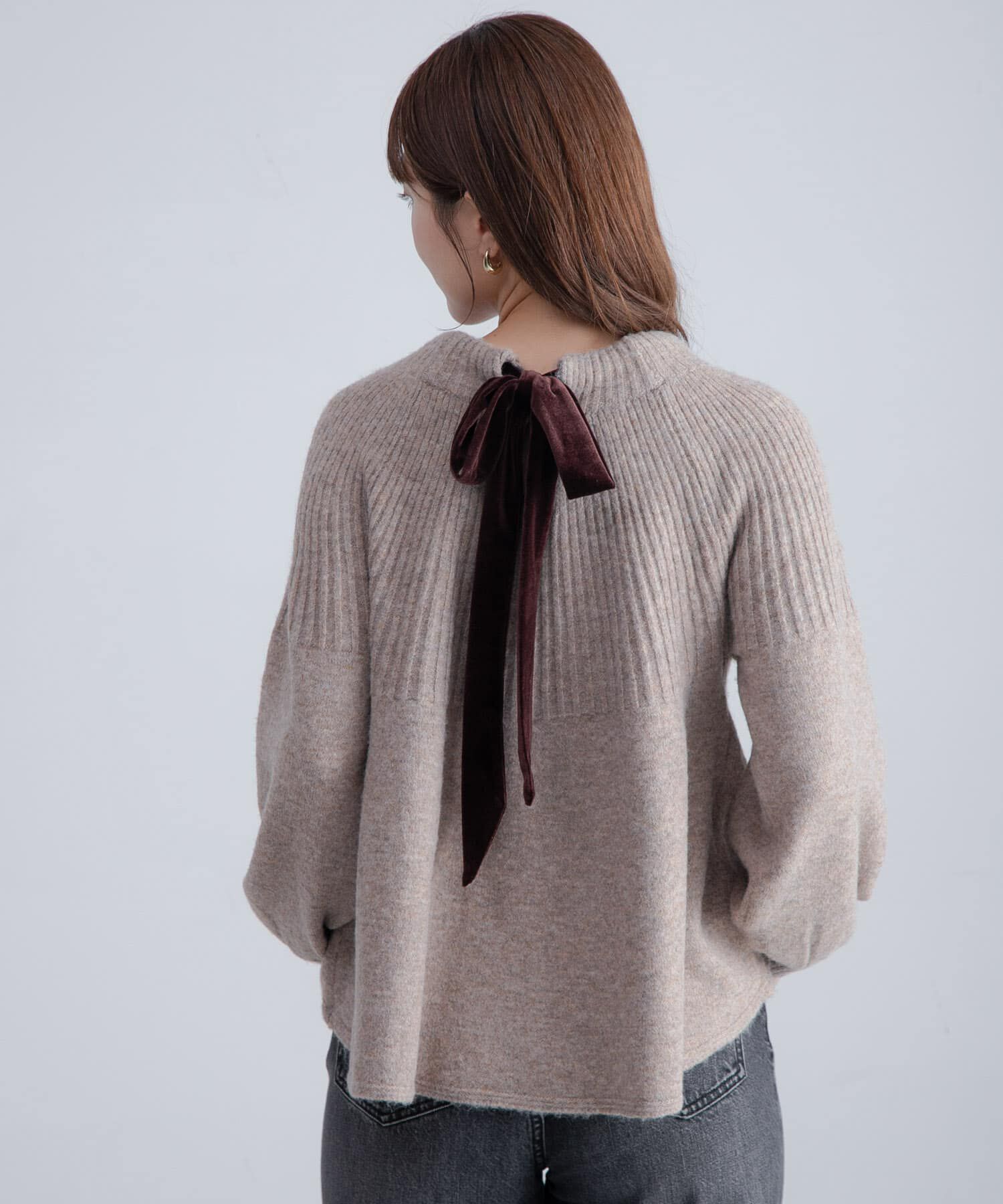 Sonny Label 「『WEB限定』バックリボンもちもちニット」|ニット・セーター|