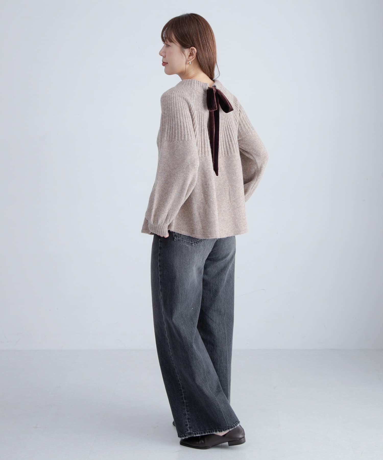 Sonny Label 「『WEB限定』バックリボンもちもちニット」|ニット・セーター|