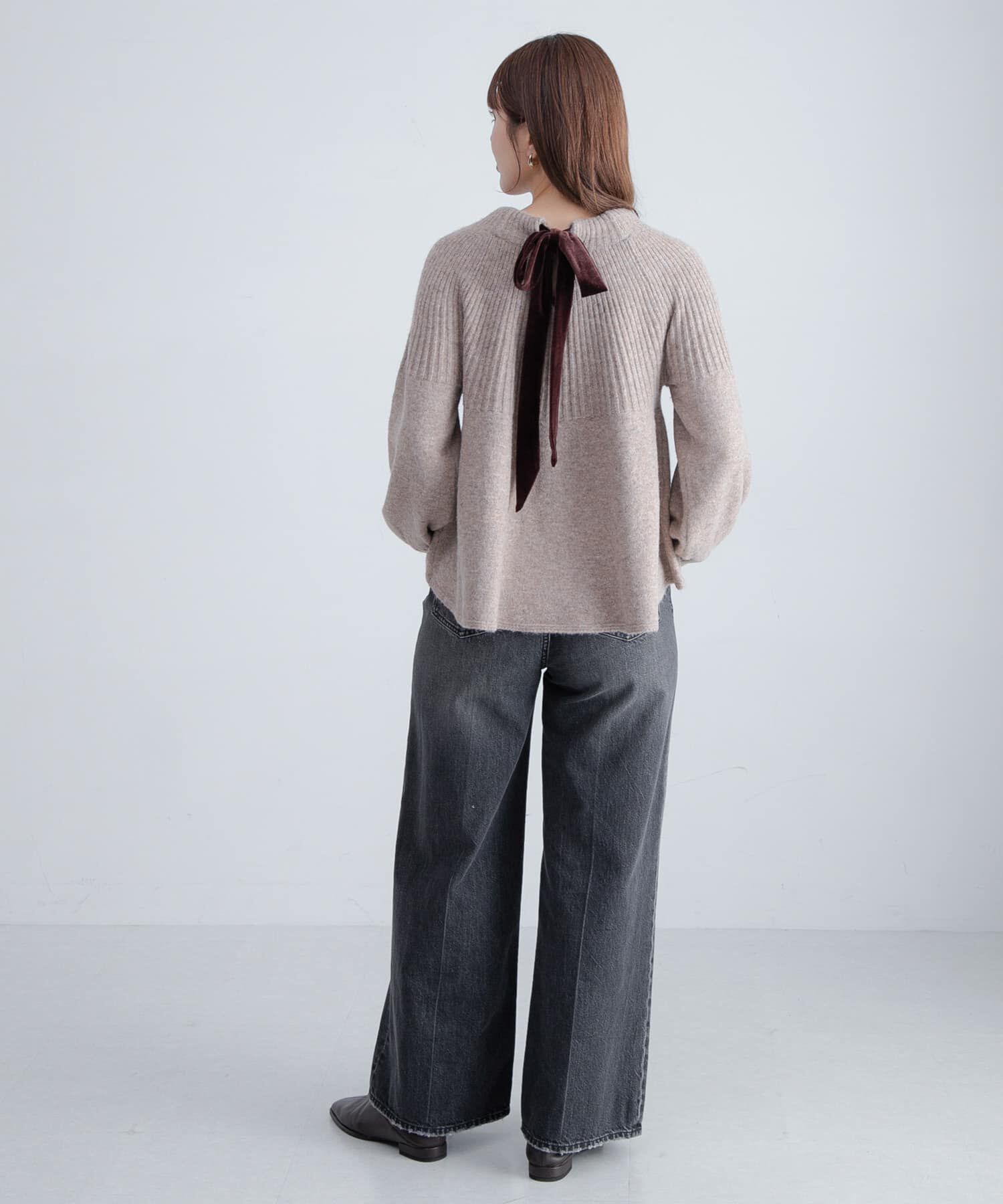 Sonny Label 「『WEB限定』バックリボンもちもちニット」|ニット・セーター|