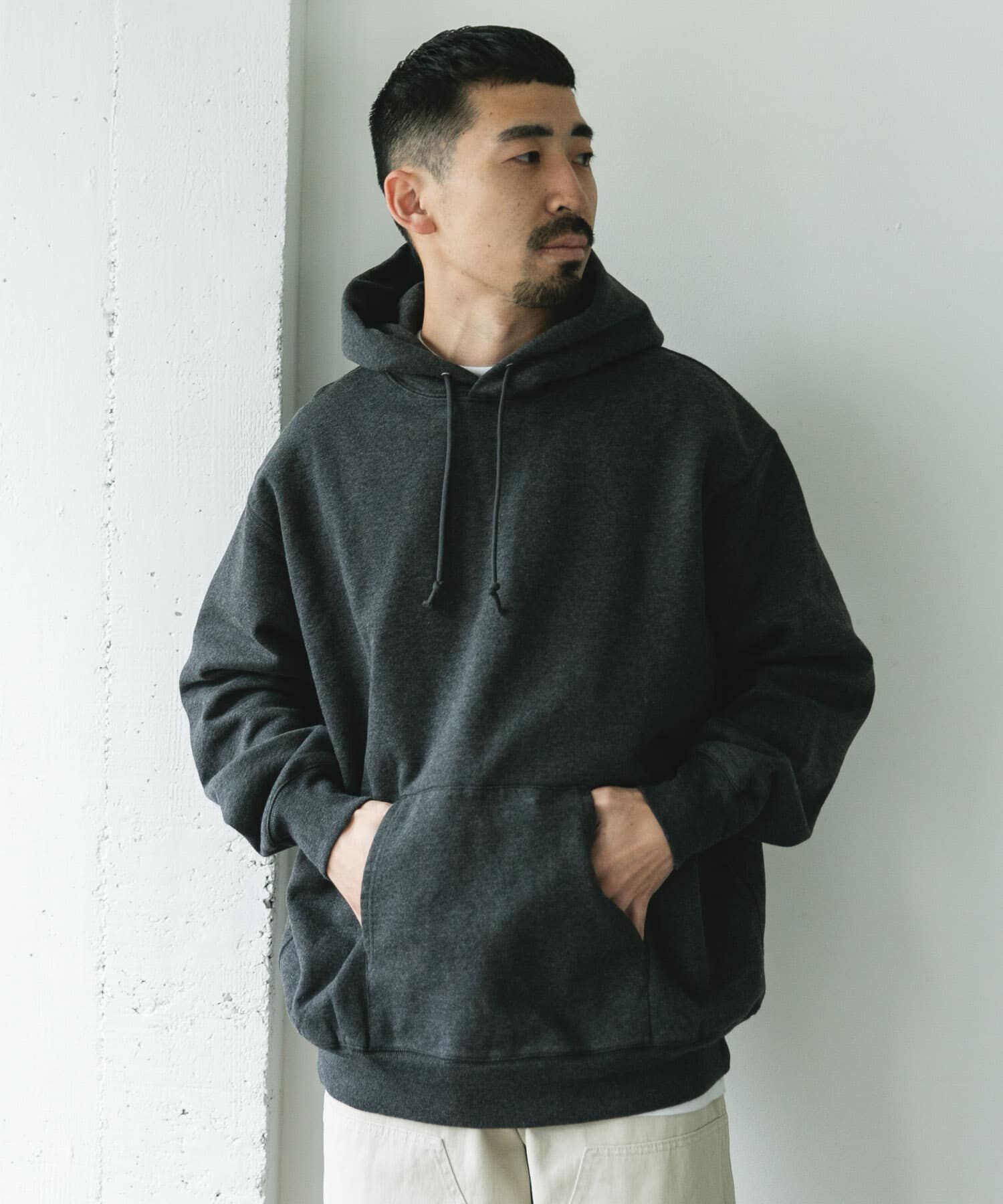 URBAN RESEARCH DOORS「裏起毛プルオーバーフーディー」|パーカー|