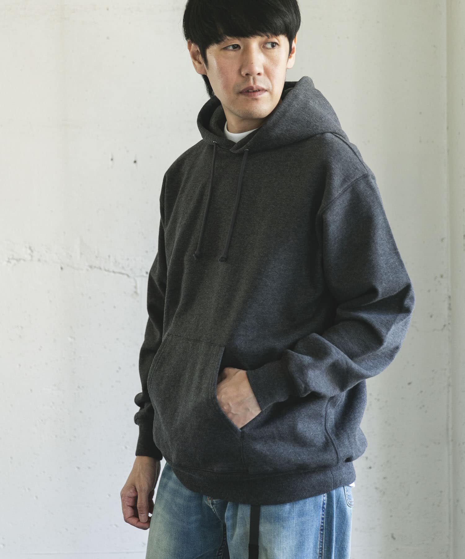 URBAN RESEARCH DOORS「裏起毛プルオーバーフーディー」|パーカー|