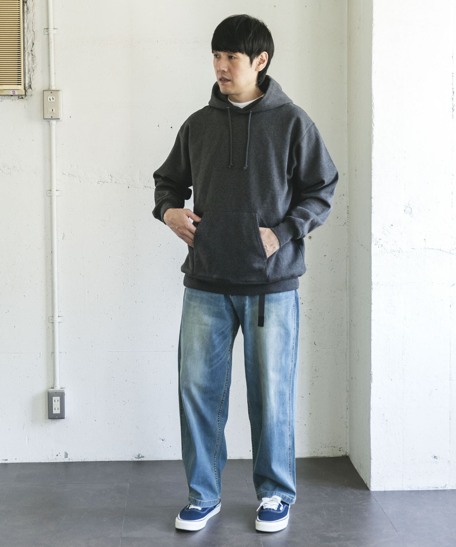 URBAN RESEARCH DOORS「裏起毛プルオーバーフーディー」|パーカー|