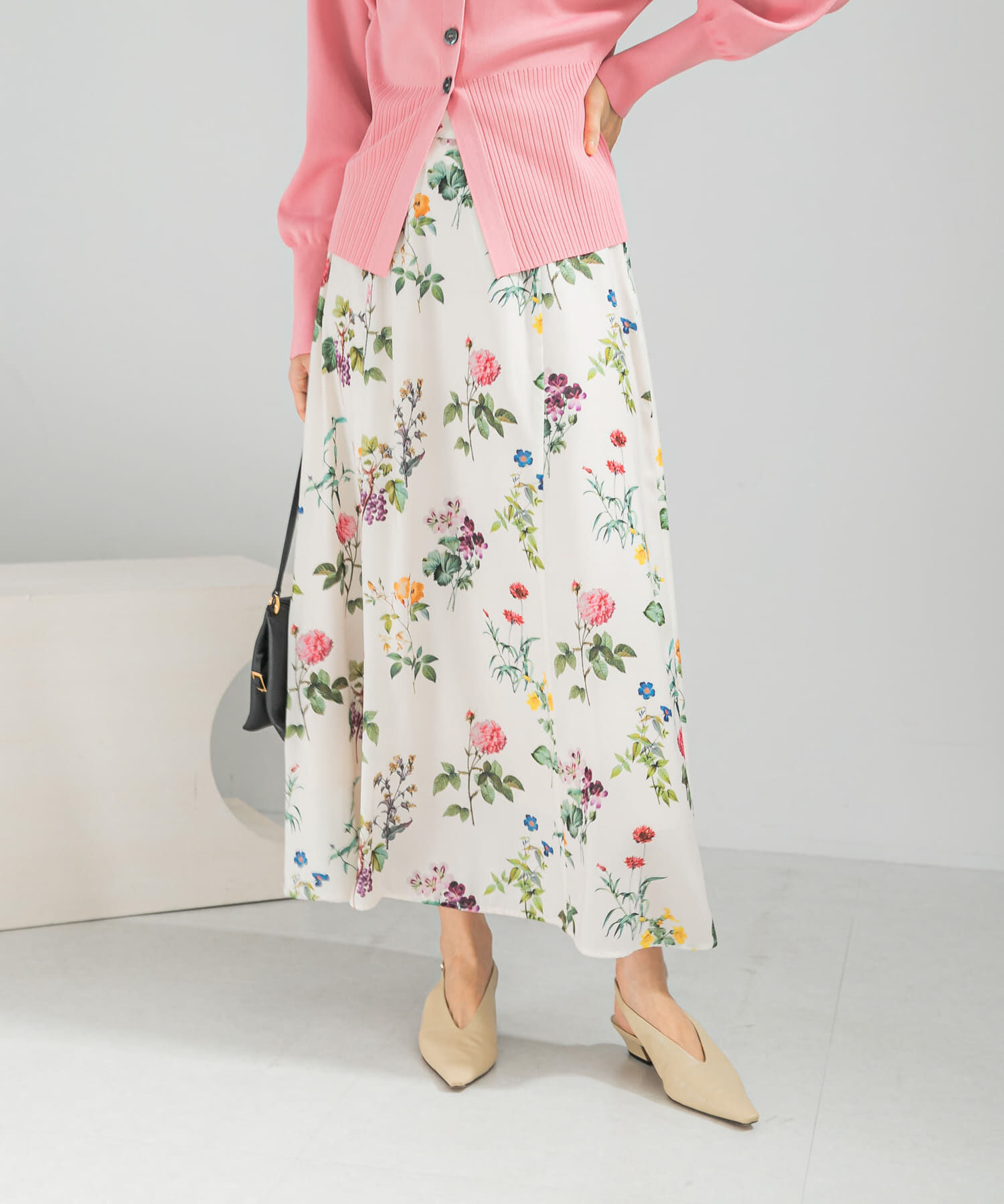 URBAN RESEARCH ROSSO「ボタニカルプリントマキシスカート」|スカート|