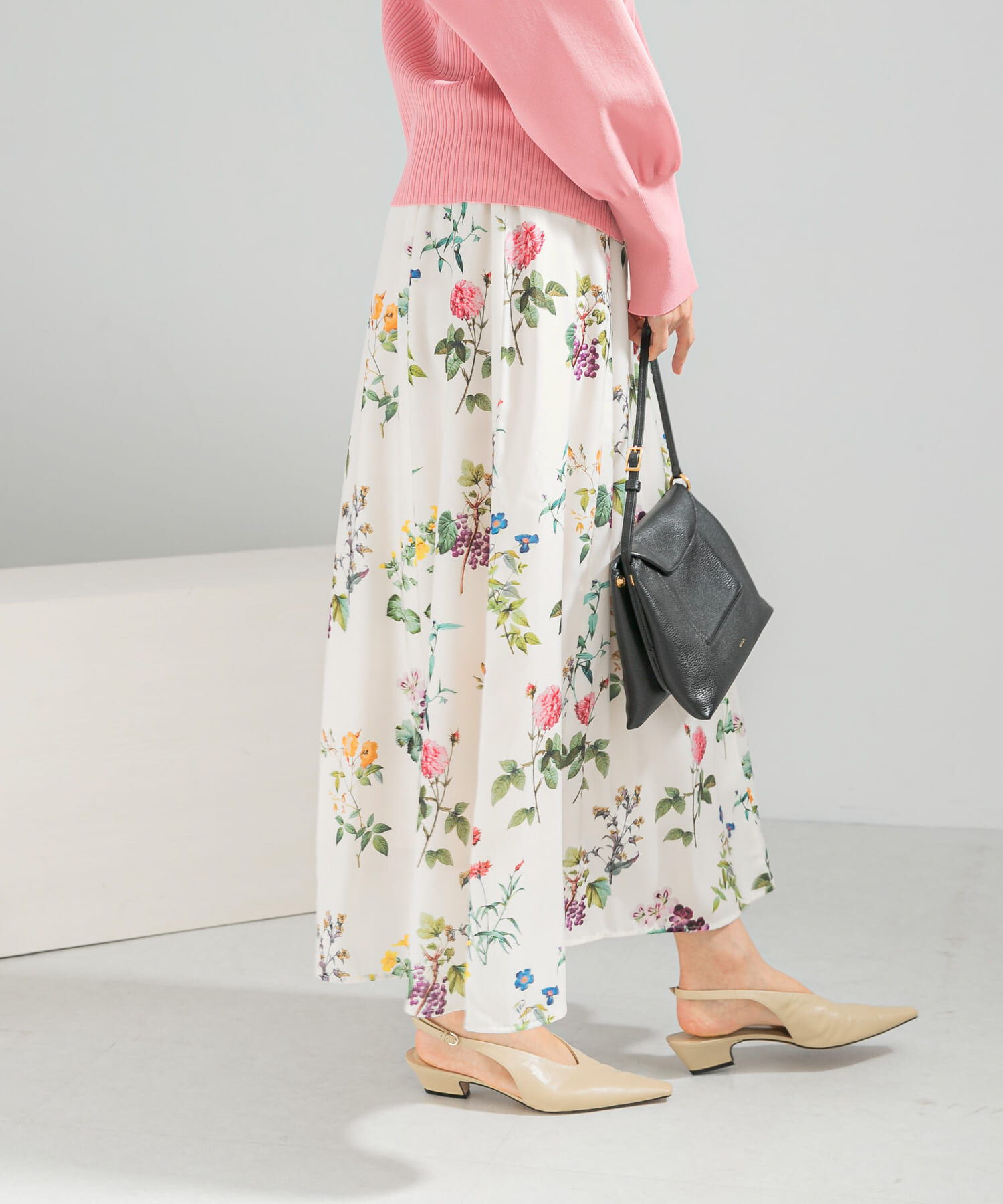 URBAN RESEARCH ROSSO「ボタニカルプリントマキシスカート」|スカート|