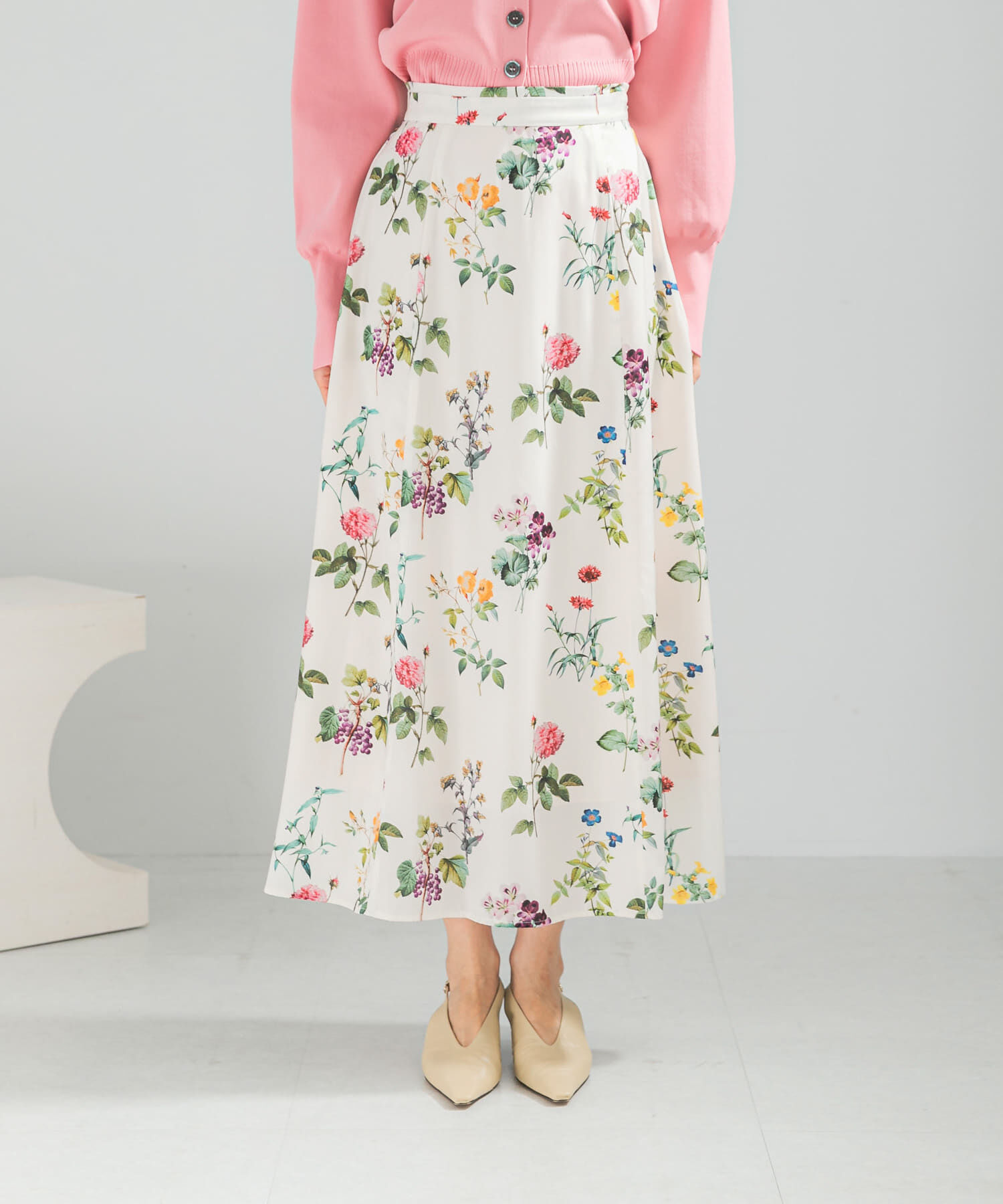 URBAN RESEARCH ROSSO「ボタニカルプリントマキシスカート」|スカート|