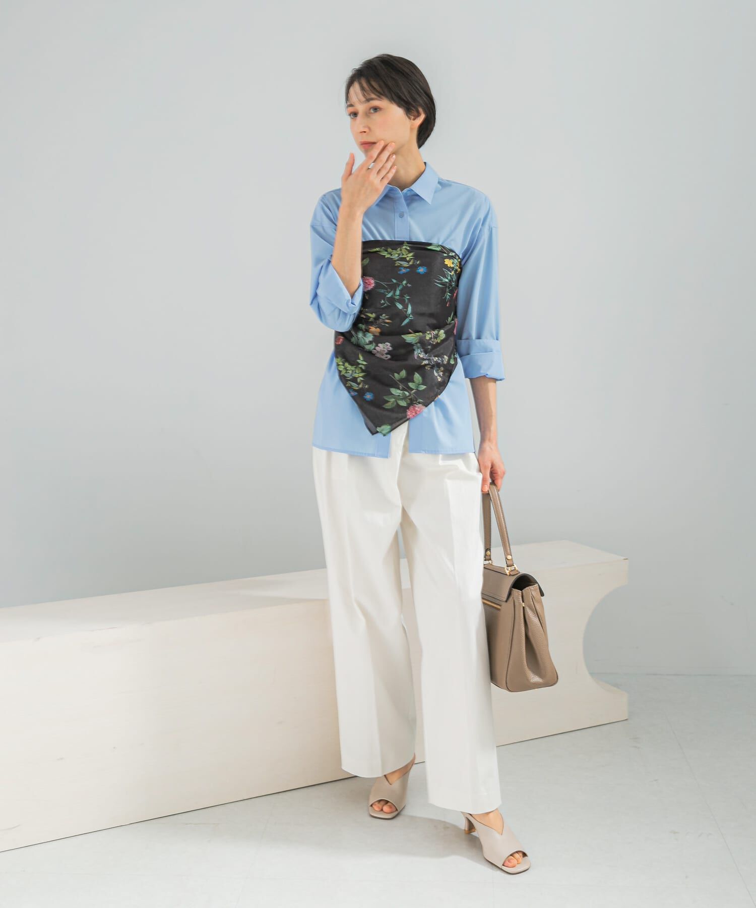 URBAN RESEARCH ROSSO「ボタニカルプリントスカーフ」|バンダナ・スカーフ|