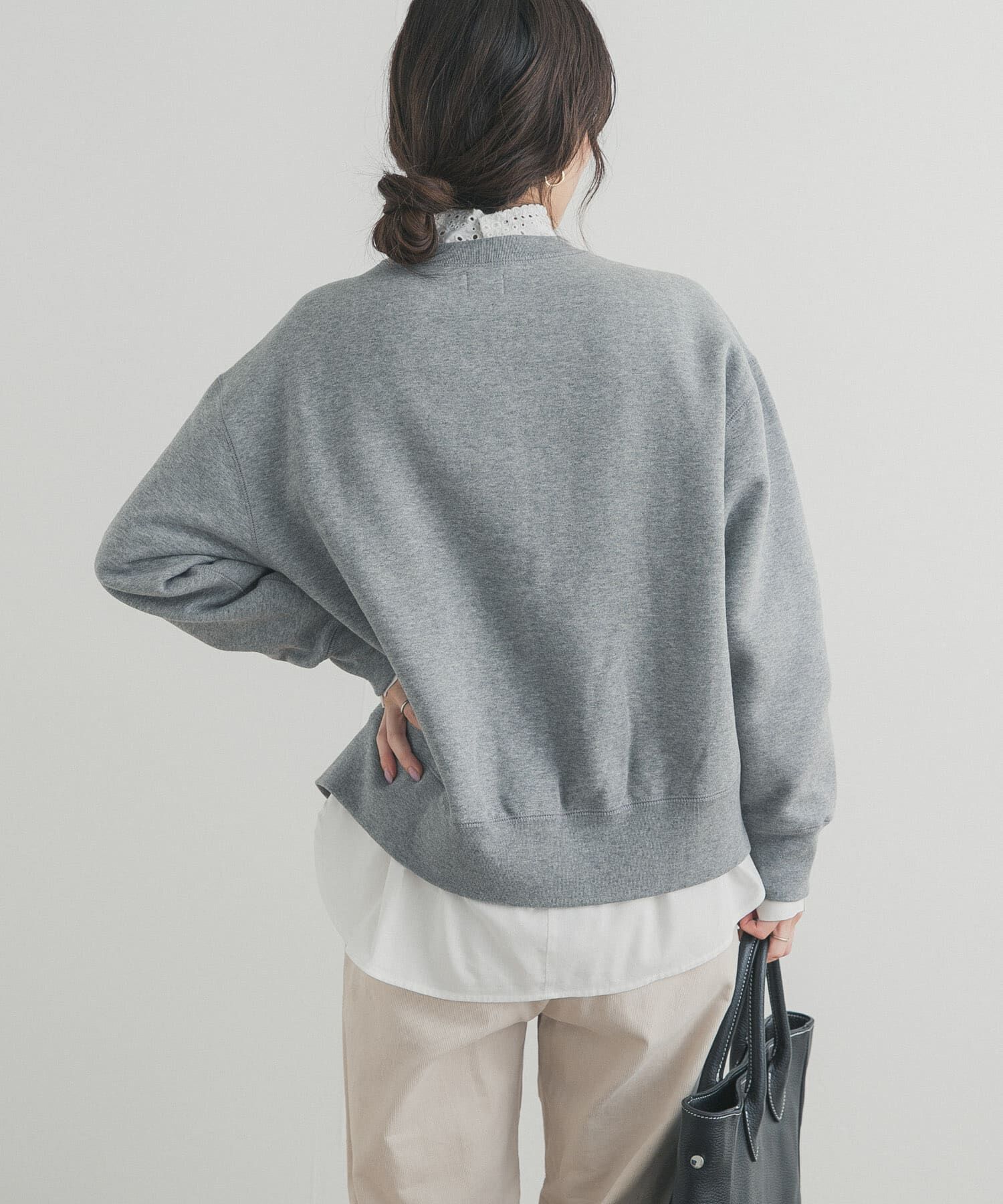 URBAN RESEARCH DOORS「裏起毛スウェットカーディガン」|カーディガン|