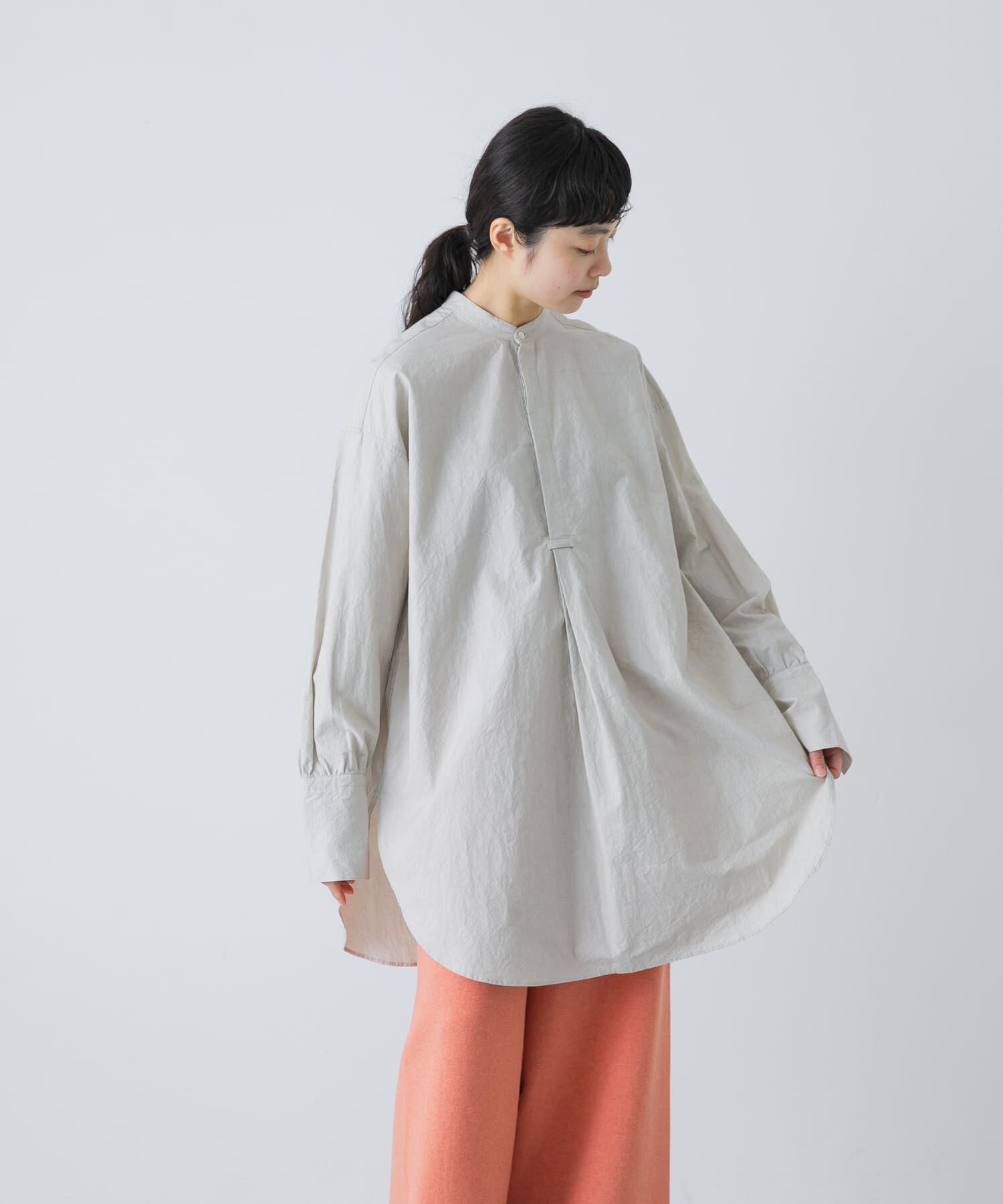 かぐれ「コットンチュニックシャツ」|シャツ・ブラウス|
