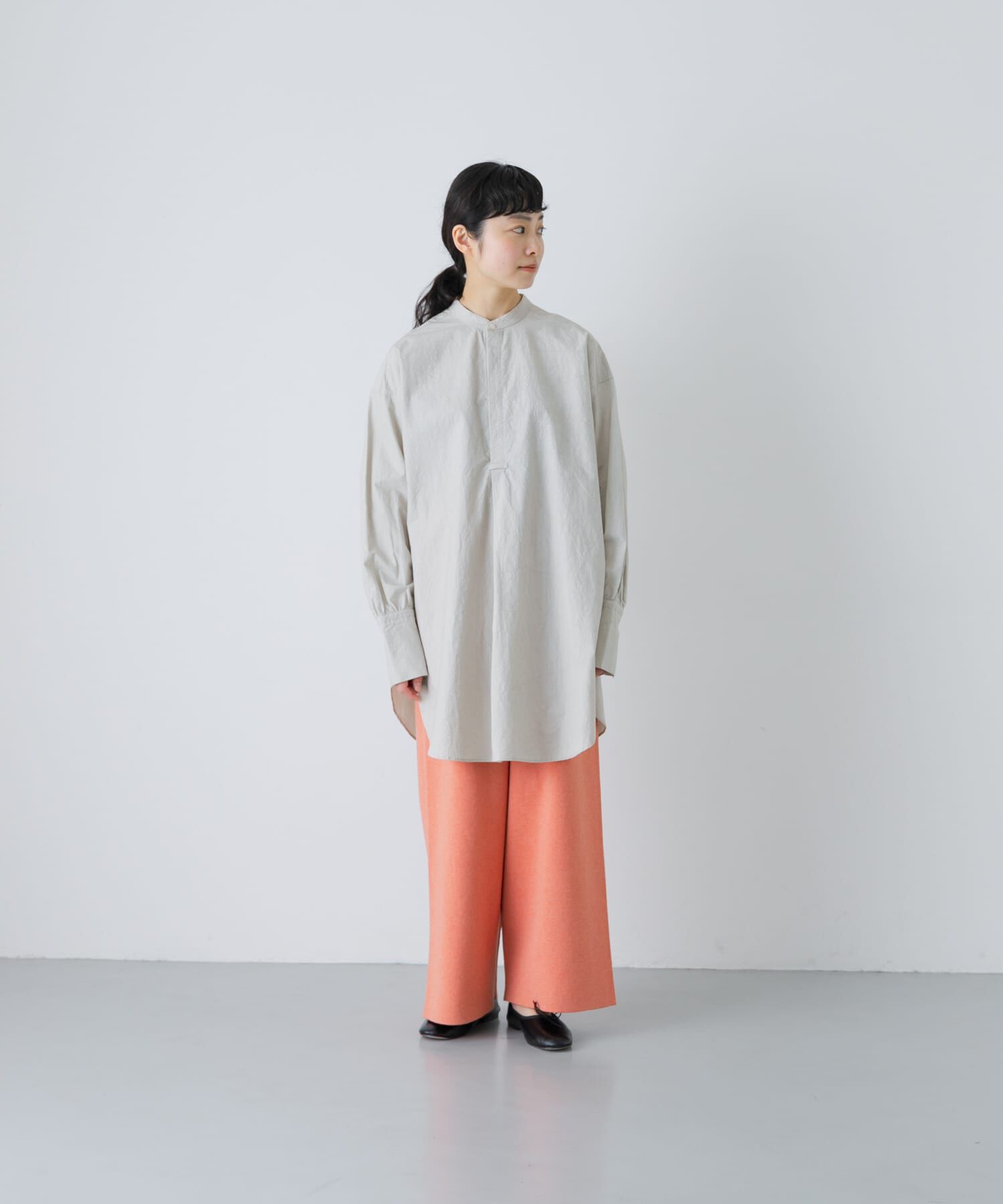 かぐれ「コットンチュニックシャツ」|シャツ・ブラウス|