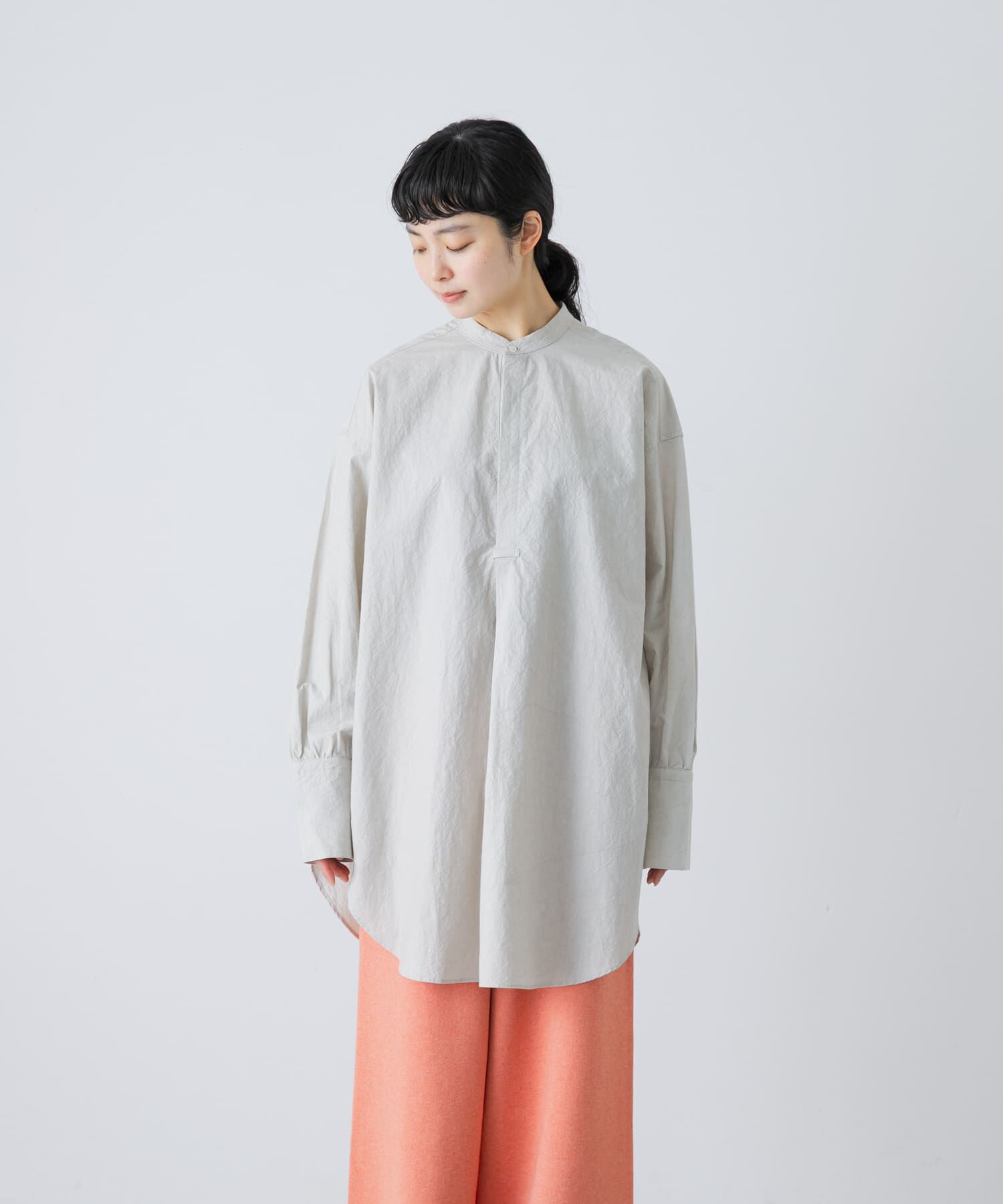 かぐれ「コットンチュニックシャツ」|シャツ・ブラウス|