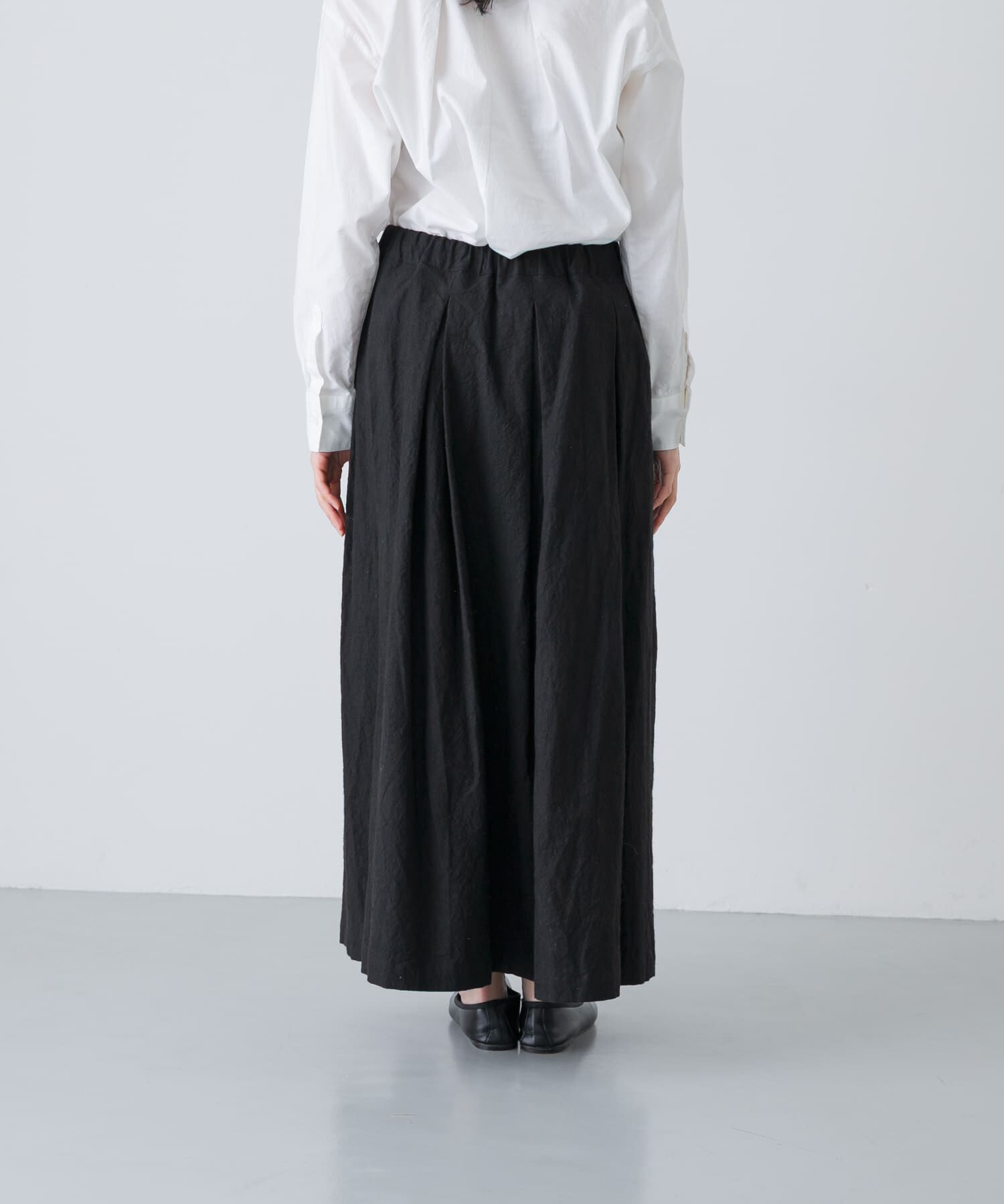 かぐれ「リネンコットンタックスカート」|スカート|