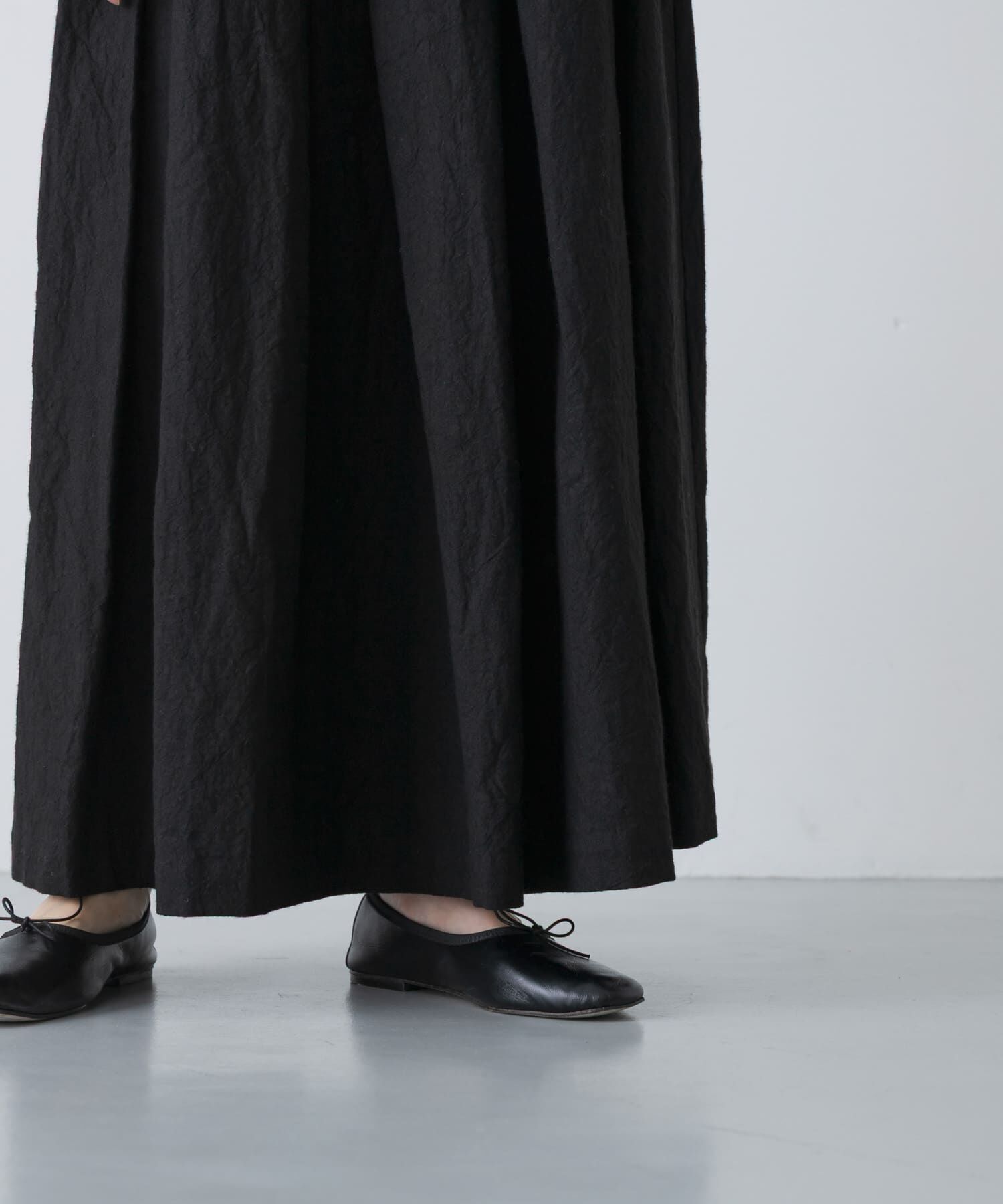 かぐれ「リネンコットンタックスカート」|スカート|