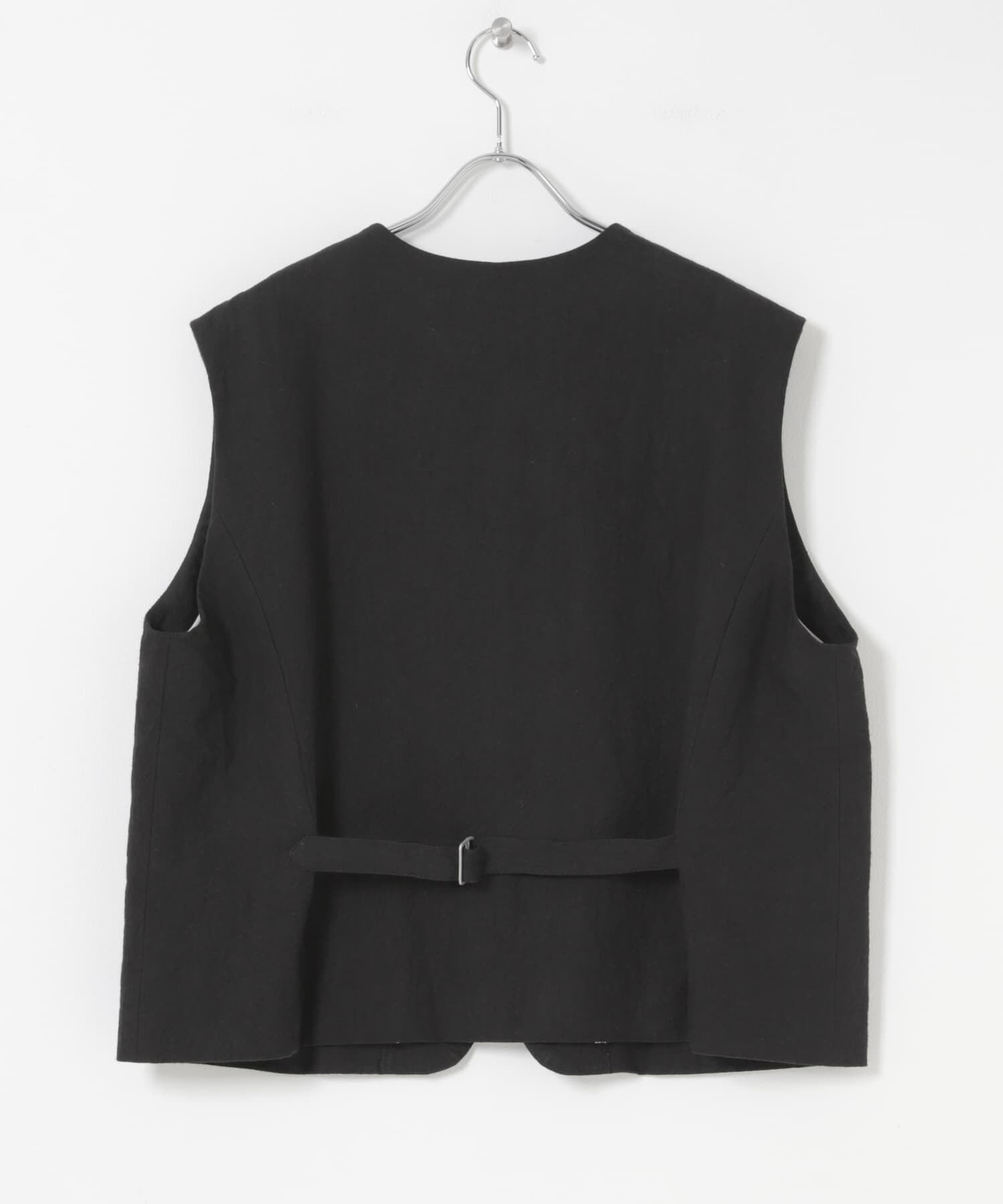 かぐれ「リネンコットンワイドベスト」|ベスト・ジレ|