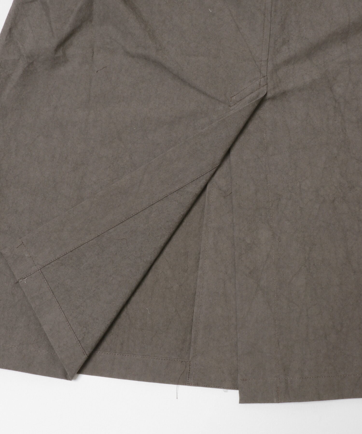 かぐれ「テーラードカラーショップコート」|ノーカラーコート|