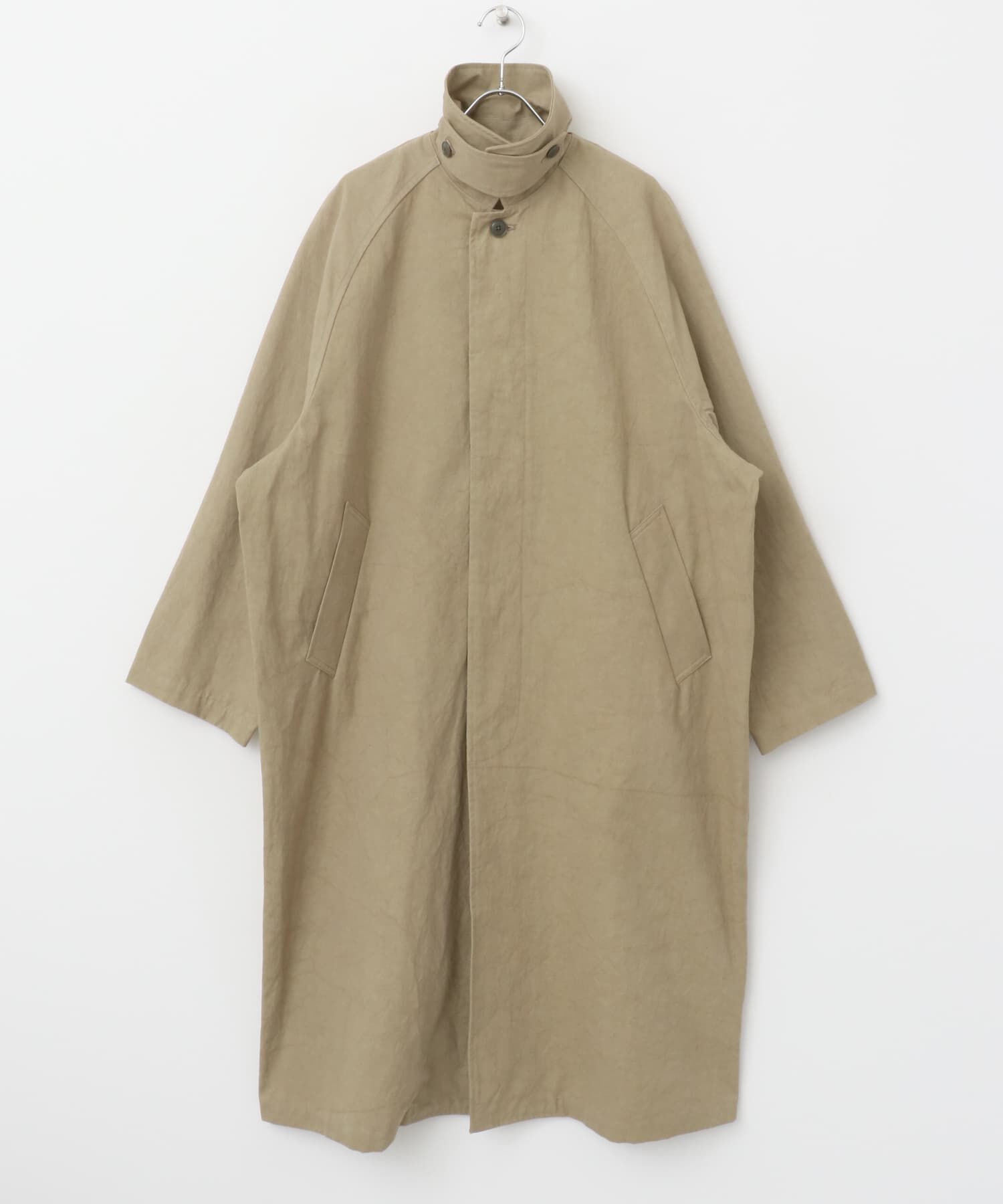 かぐれ「コットンバルコート」|ステンカラーコート|