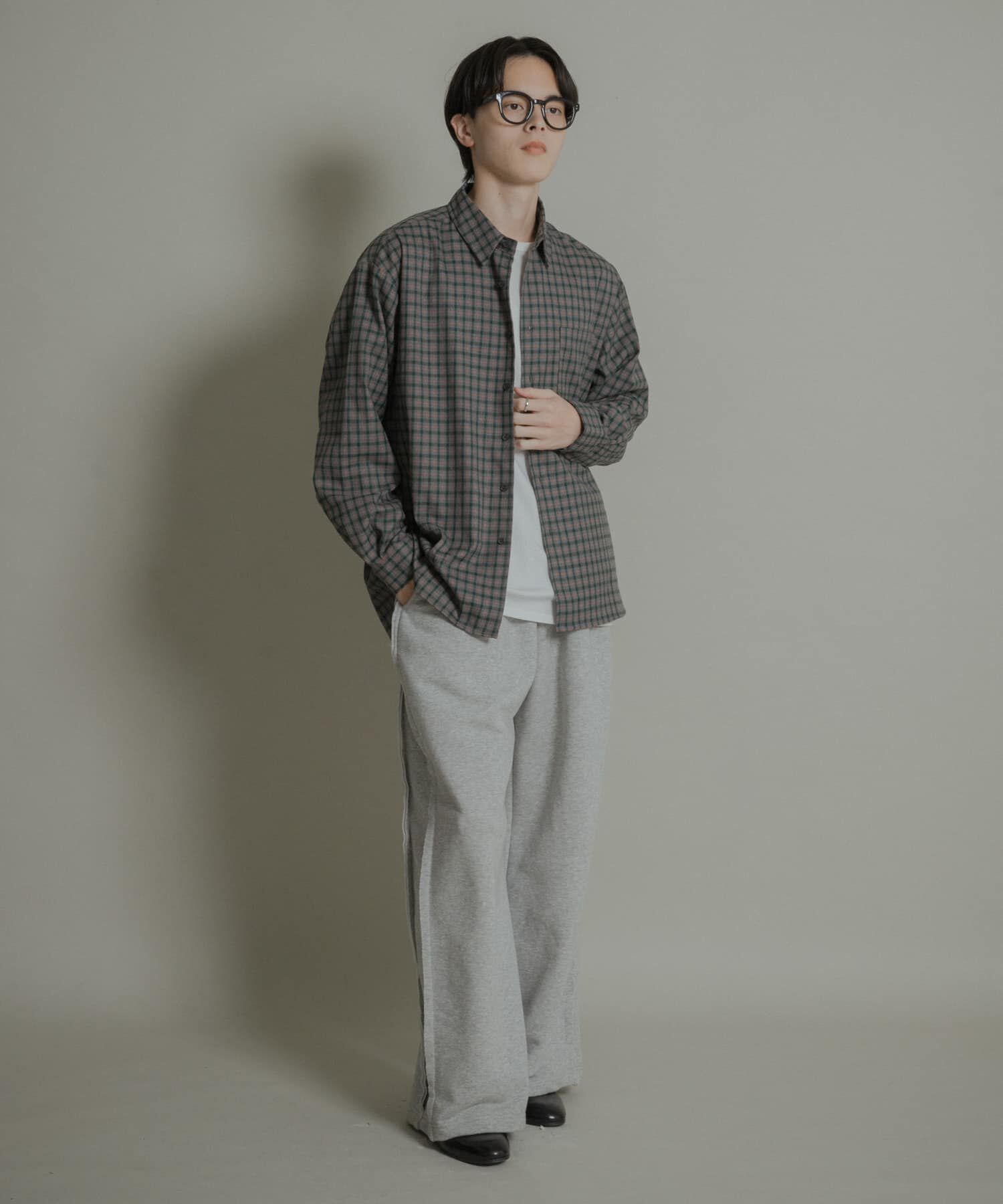 SENSE OF PLACE by URBAN RESEARCH「ニュアンスチェックロングスリーブネルシャツ」|シャツ・ブラウス|