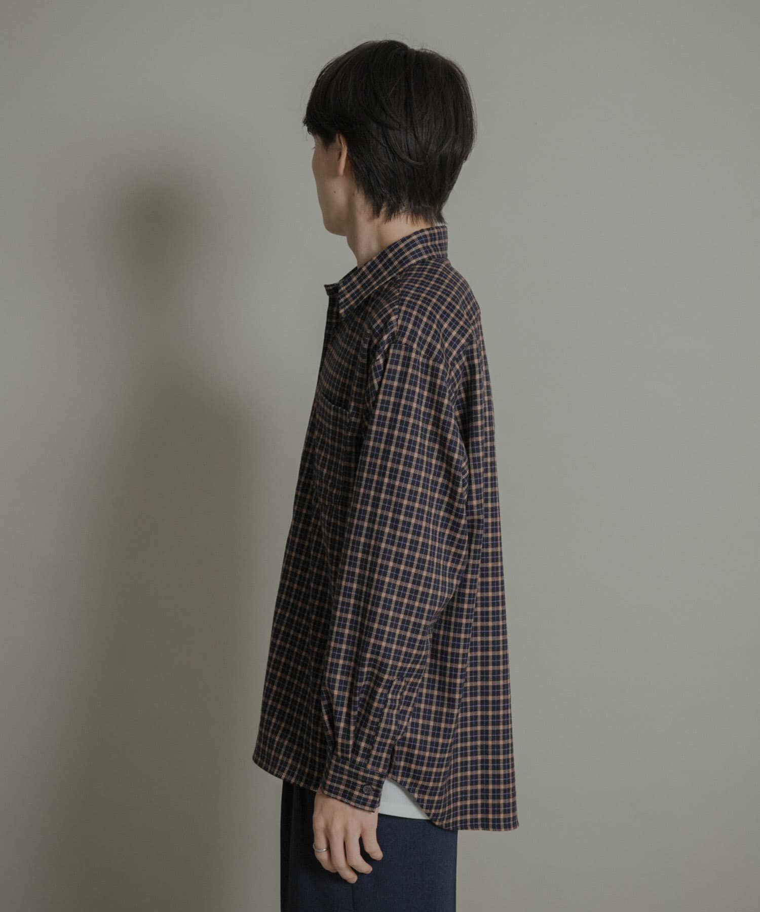 SENSE OF PLACE by URBAN RESEARCH「ニュアンスチェックロングスリーブネルシャツ」|シャツ・ブラウス|