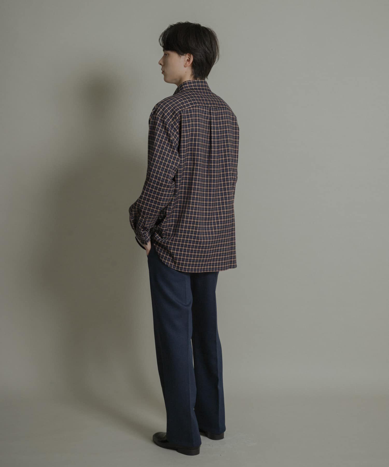 SENSE OF PLACE by URBAN RESEARCH「ニュアンスチェックロングスリーブネルシャツ」|シャツ・ブラウス|