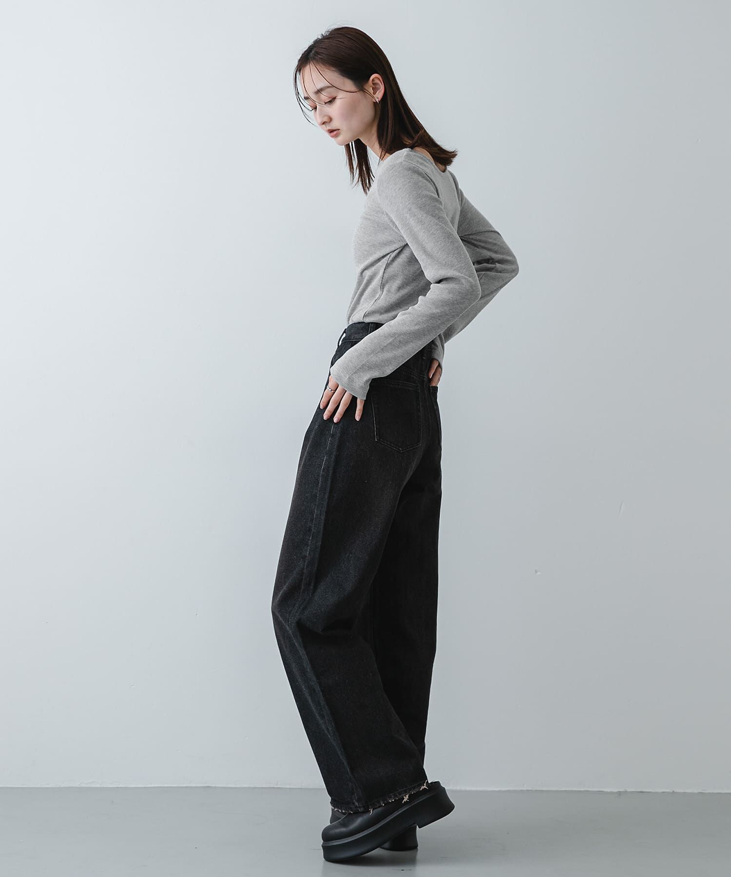 SENSE OF PLACE by URBAN RESEARCH「プレートツキバレエネックトップ」|Tシャツ・カットソー|