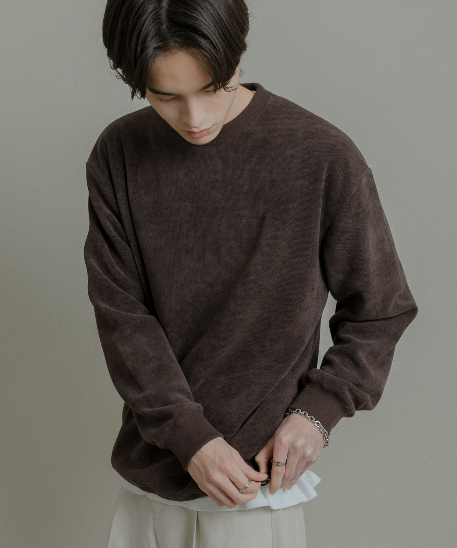 SENSE OF PLACE by URBAN RESEARCH「ニットフリースクルーネックプルオーバー」|ニット・セーター|