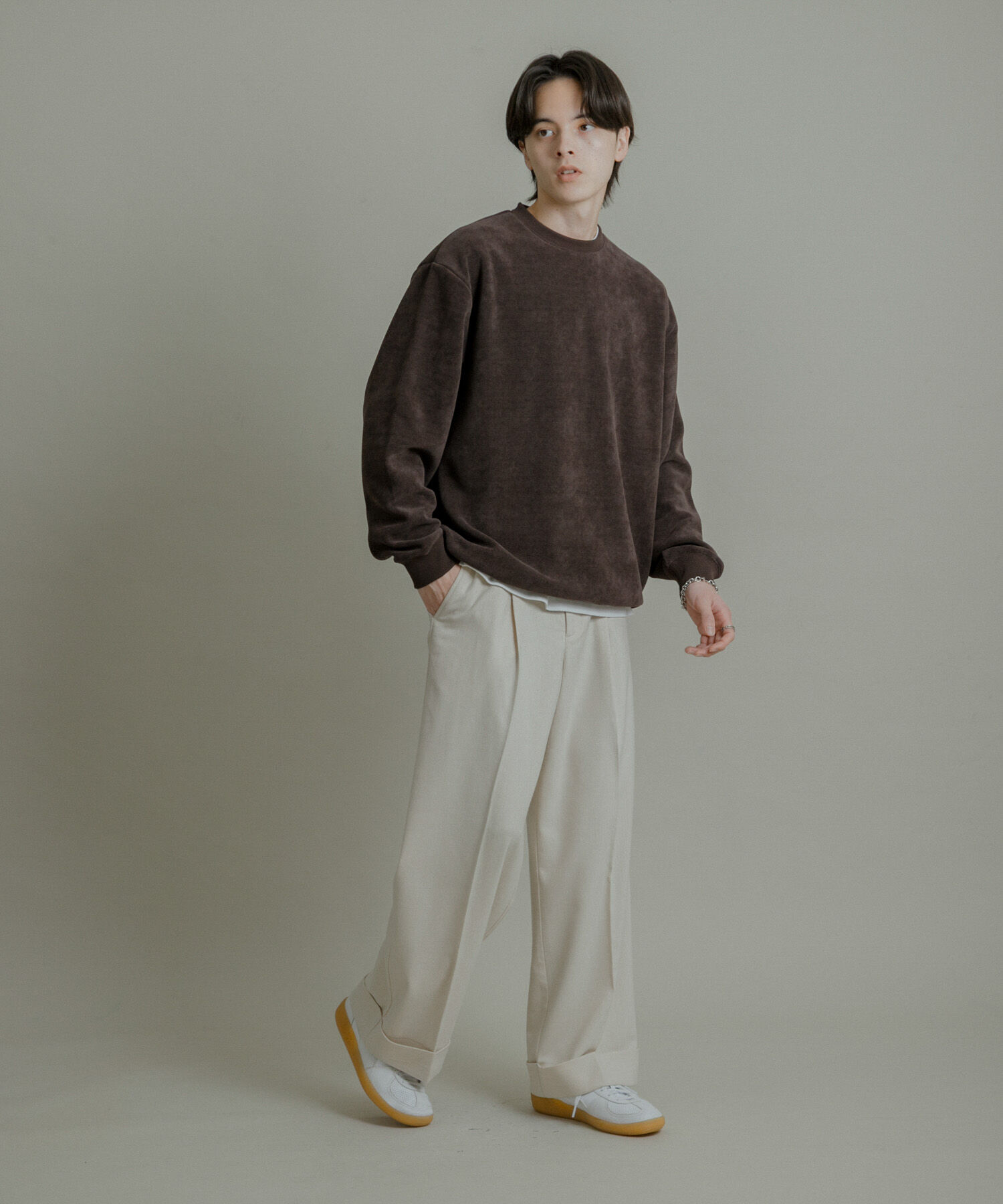 SENSE OF PLACE by URBAN RESEARCH「ニットフリースクルーネックプルオーバー」|ニット・セーター|