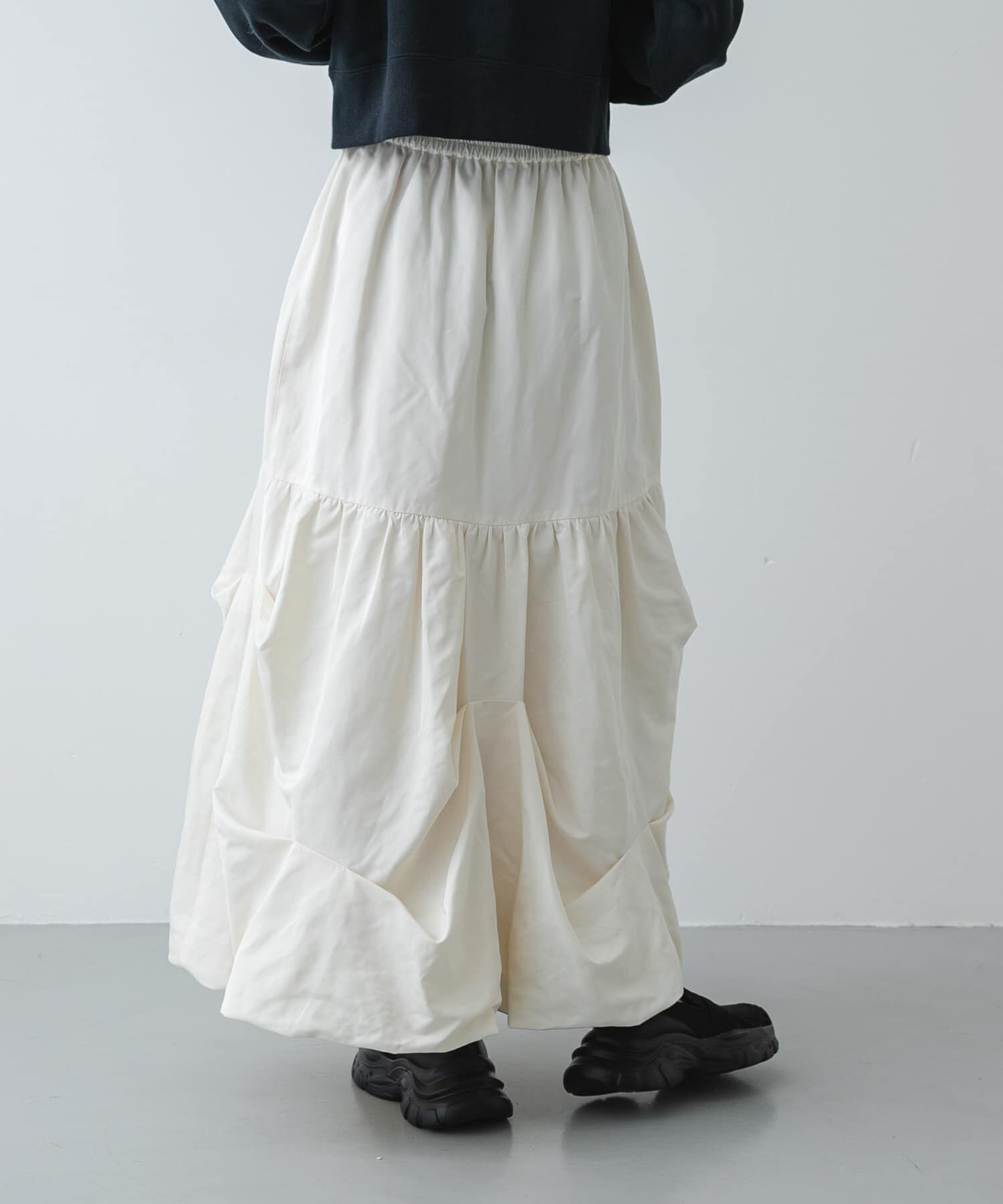 SENSE OF PLACE by URBAN RESEARCH「タックバルーンスカート」|スカート|