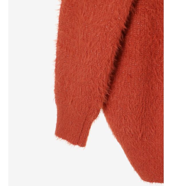  「《WEB限定アイテム》フェザーヤーンラメニットカーディガン」|カーディガン|