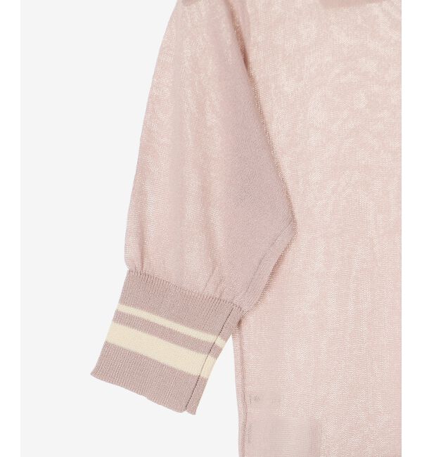 MAJESTICLEGON「シャイニーシアーポロニット」|ニット・セーター|