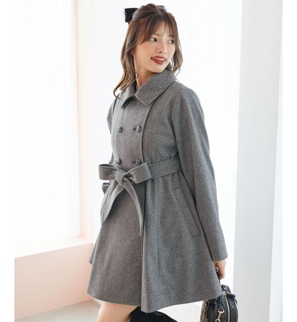  「&infin;マルチwayフェイクファーカラーフレアコート」|その他|