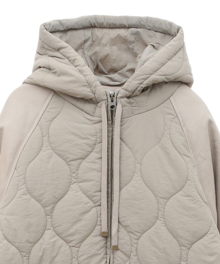 earth music&ecology「ラグラン切替キルティングブルゾン」|ブルゾン・スタジャン|