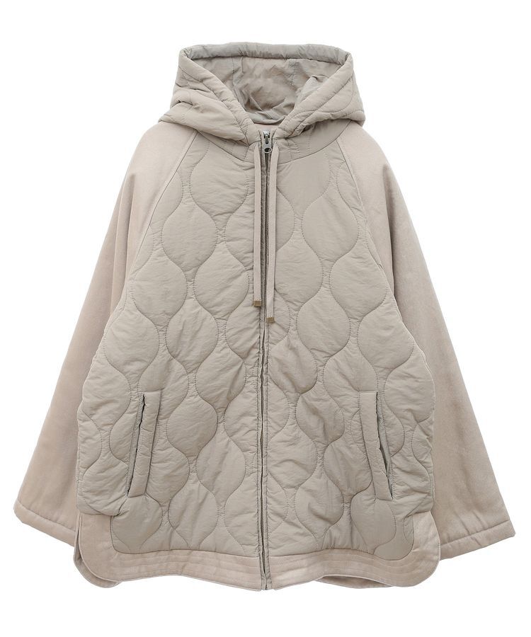 earth music&ecology「ラグラン切替キルティングブルゾン」|ブルゾン・スタジャン|