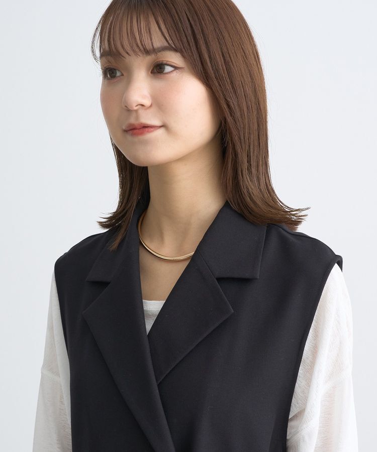 earth music&ecology「サイドプリーツジレンチ」|トレンチコート|