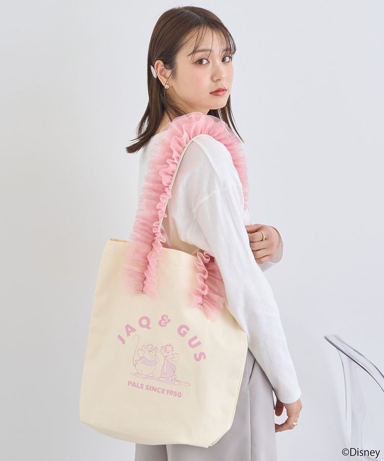 earth music&ecology「シンデレラ/チュールフリルトートバッグ」|トートバッグ|