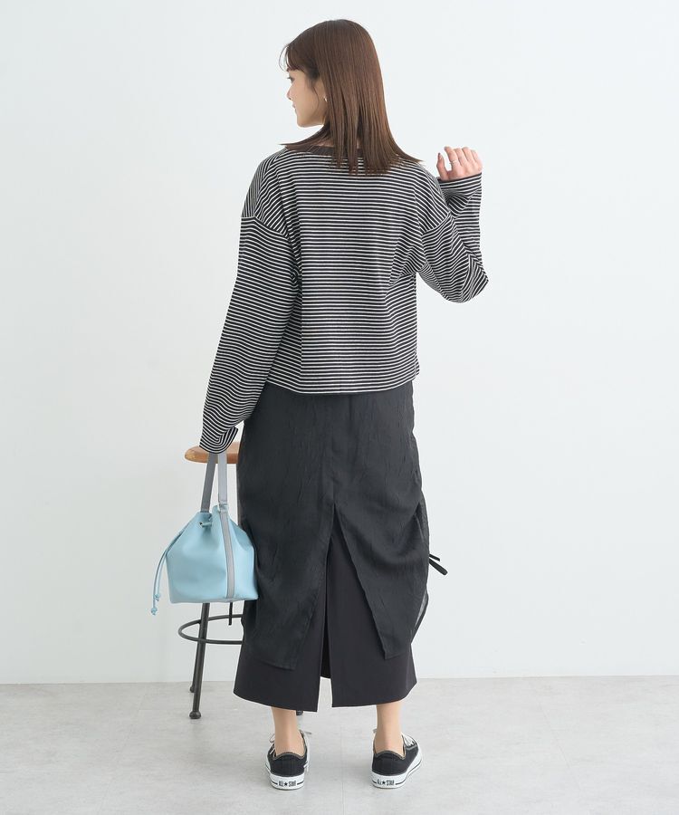 earth music&ecology「シフォンドロストレイヤードスカート」|スカート|