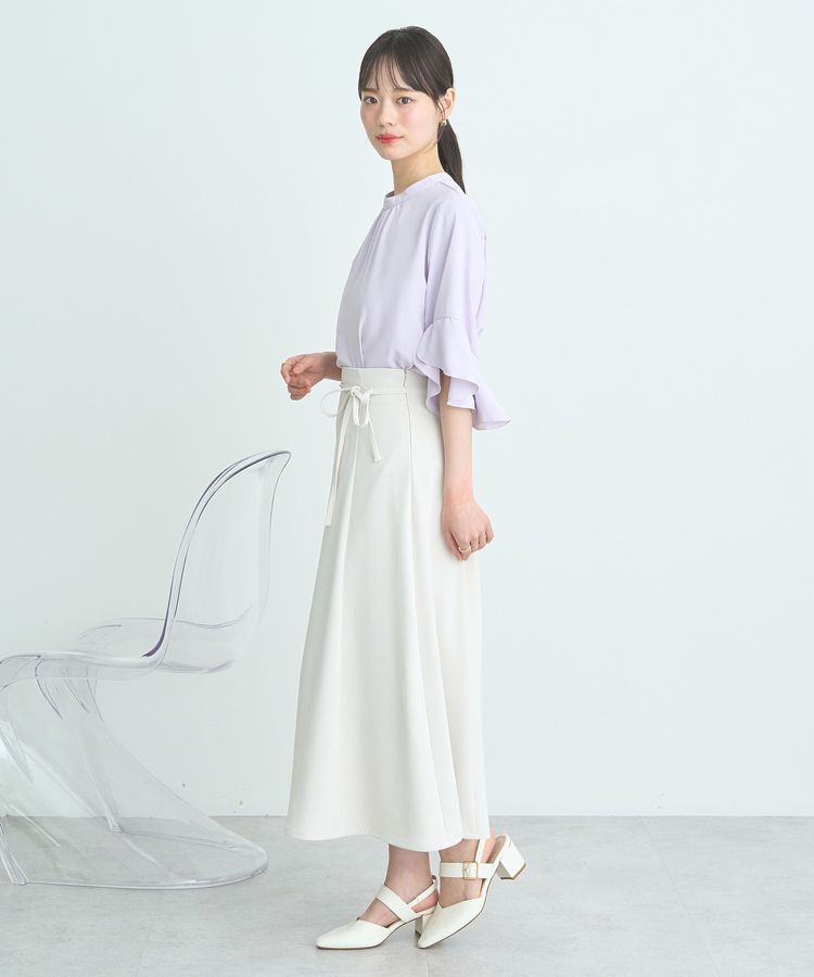 earth music&ecology「フリル7分袖ブラウス」|シャツ・ブラウス|