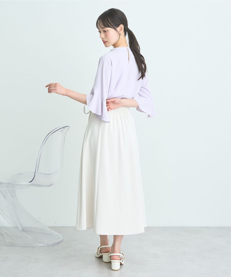 earth music&ecology「フリル7分袖ブラウス」|シャツ・ブラウス|