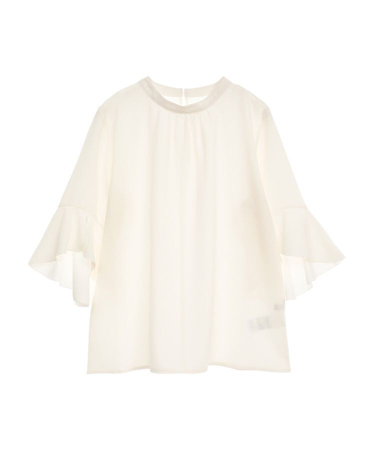 earth music&ecology「フリル7分袖ブラウス」|シャツ・ブラウス|