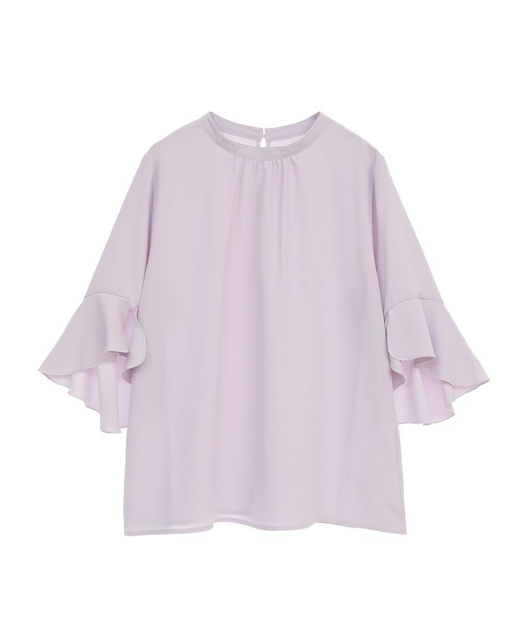 earth music&ecology「フリル7分袖ブラウス」|シャツ・ブラウス|